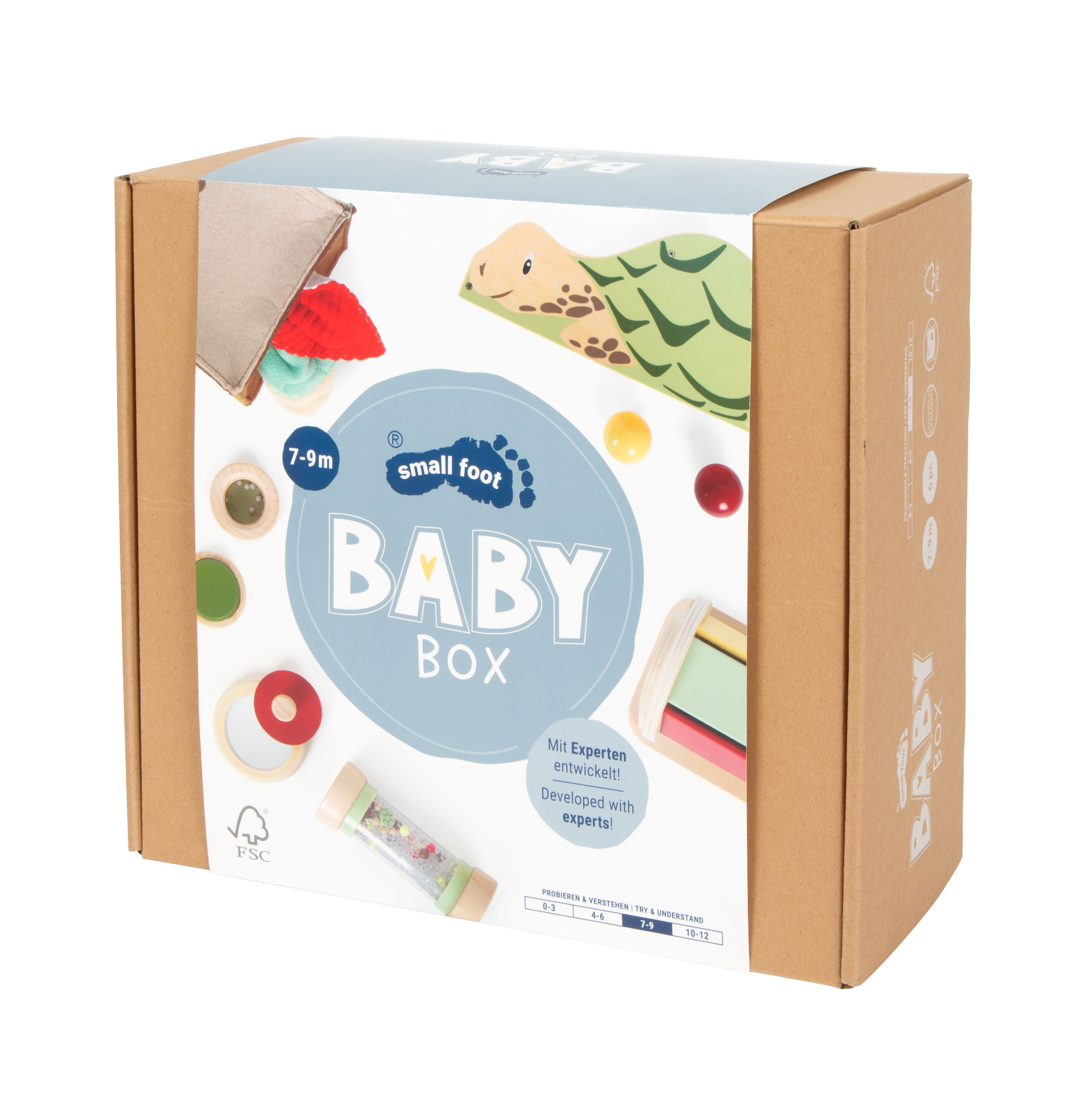 Baby, Box, Spielzeug, Holzspielzeug, Kits, Babyspielzeug, Boxenset, Holzaccessoires, DIY-Spiel, Für 7-9 Monate