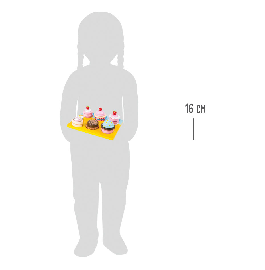 Schneide-Cupcakes und Torten für Kinder