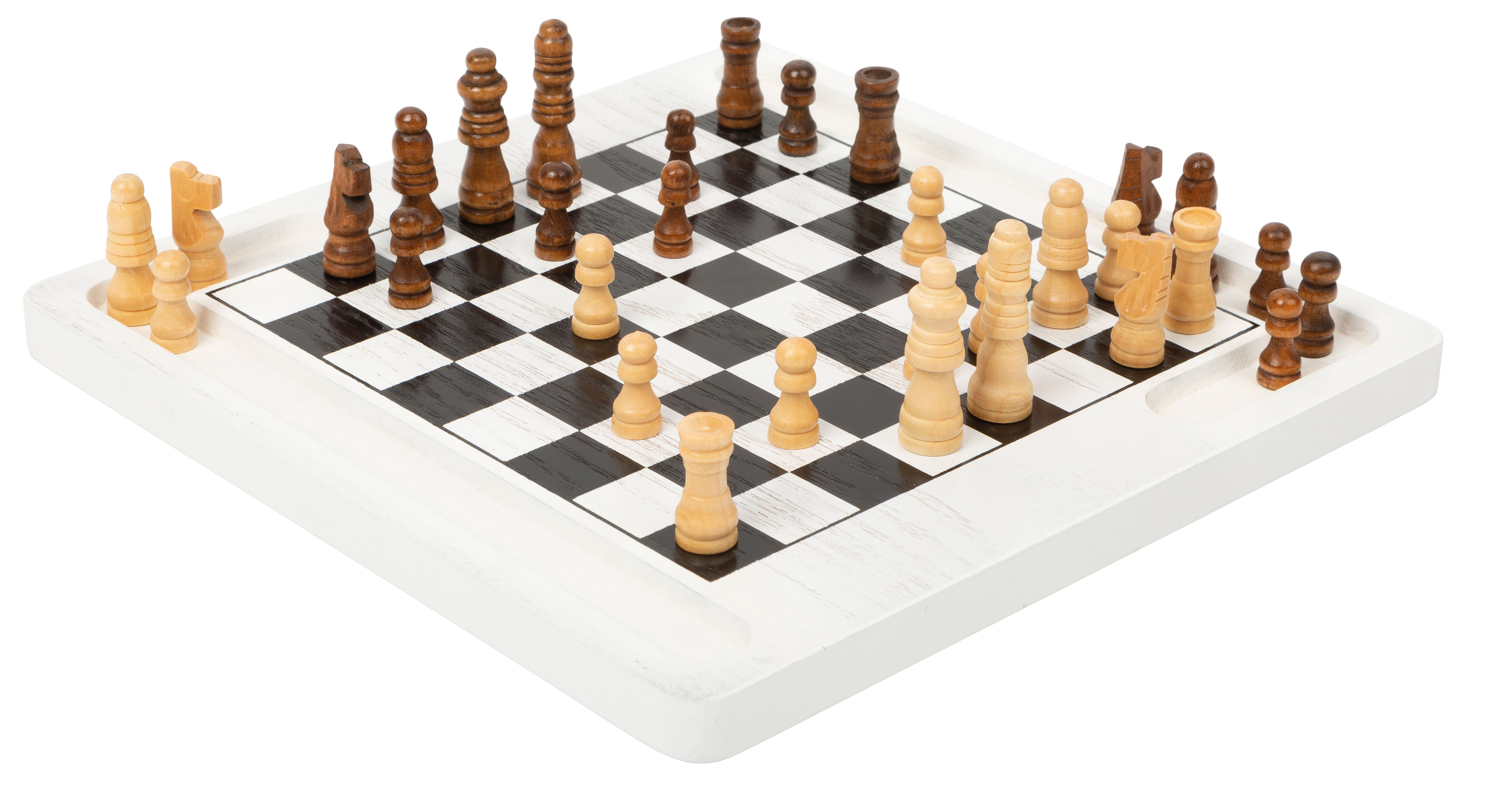 Brettspiel Schach und Dame für Kinder