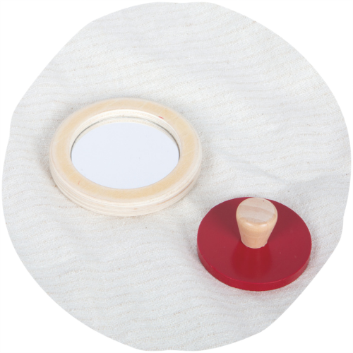 Bur Fabric, Laundering, Wäscheband, Tuchrolle, Rot