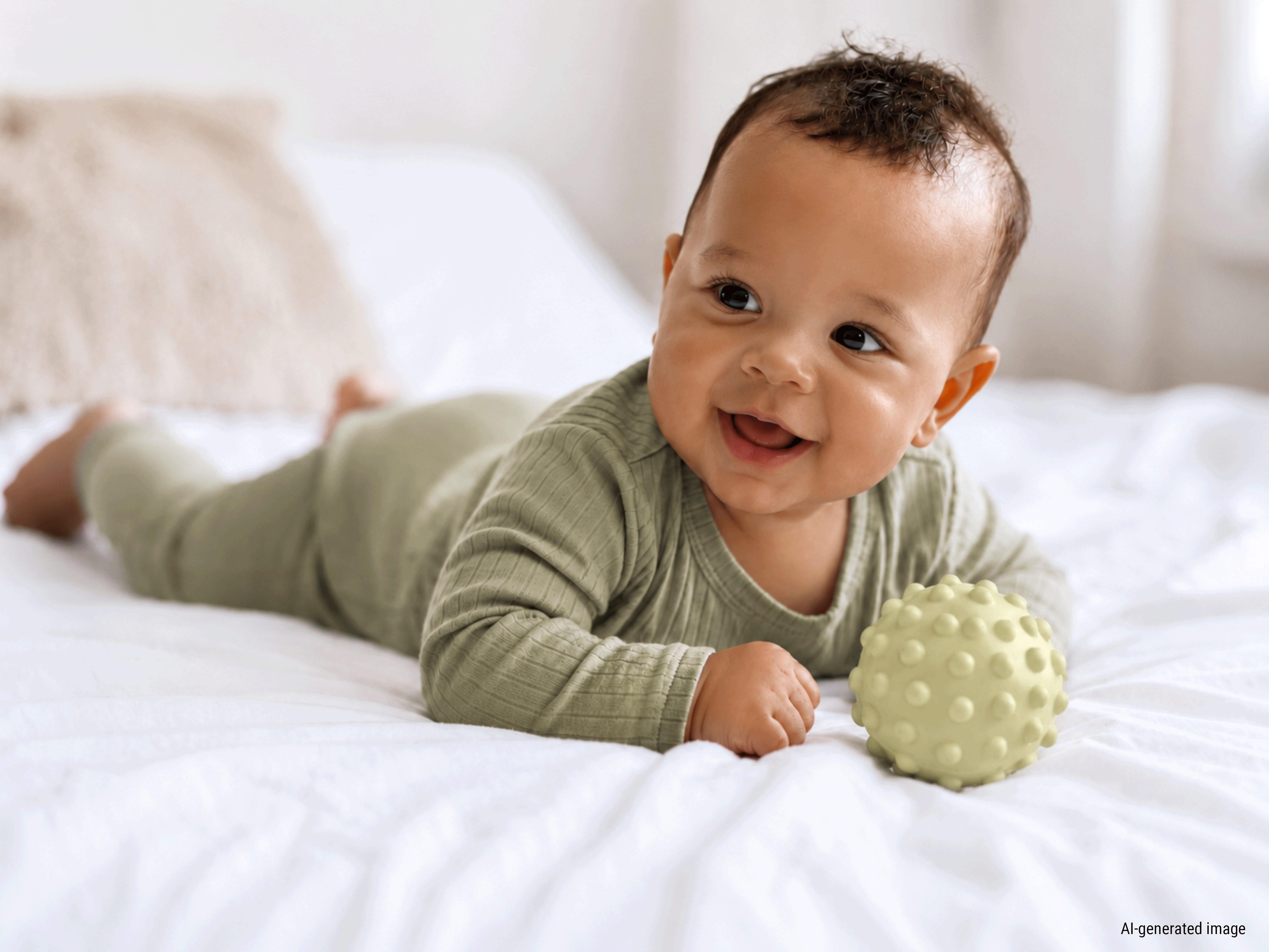 baby, baby clothing, grün, bodysuit, ball
