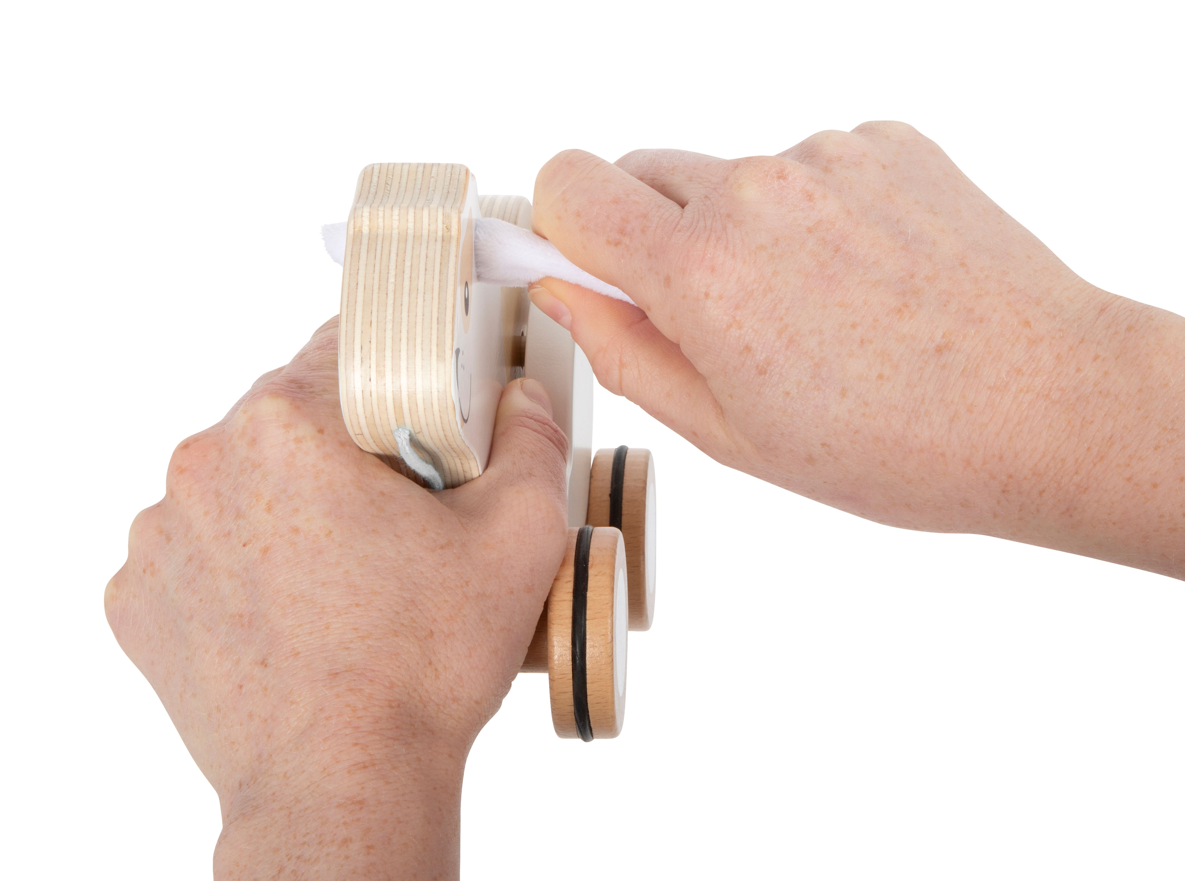 Ziehtier Hase mit Hoppelfunktion abnehmbar