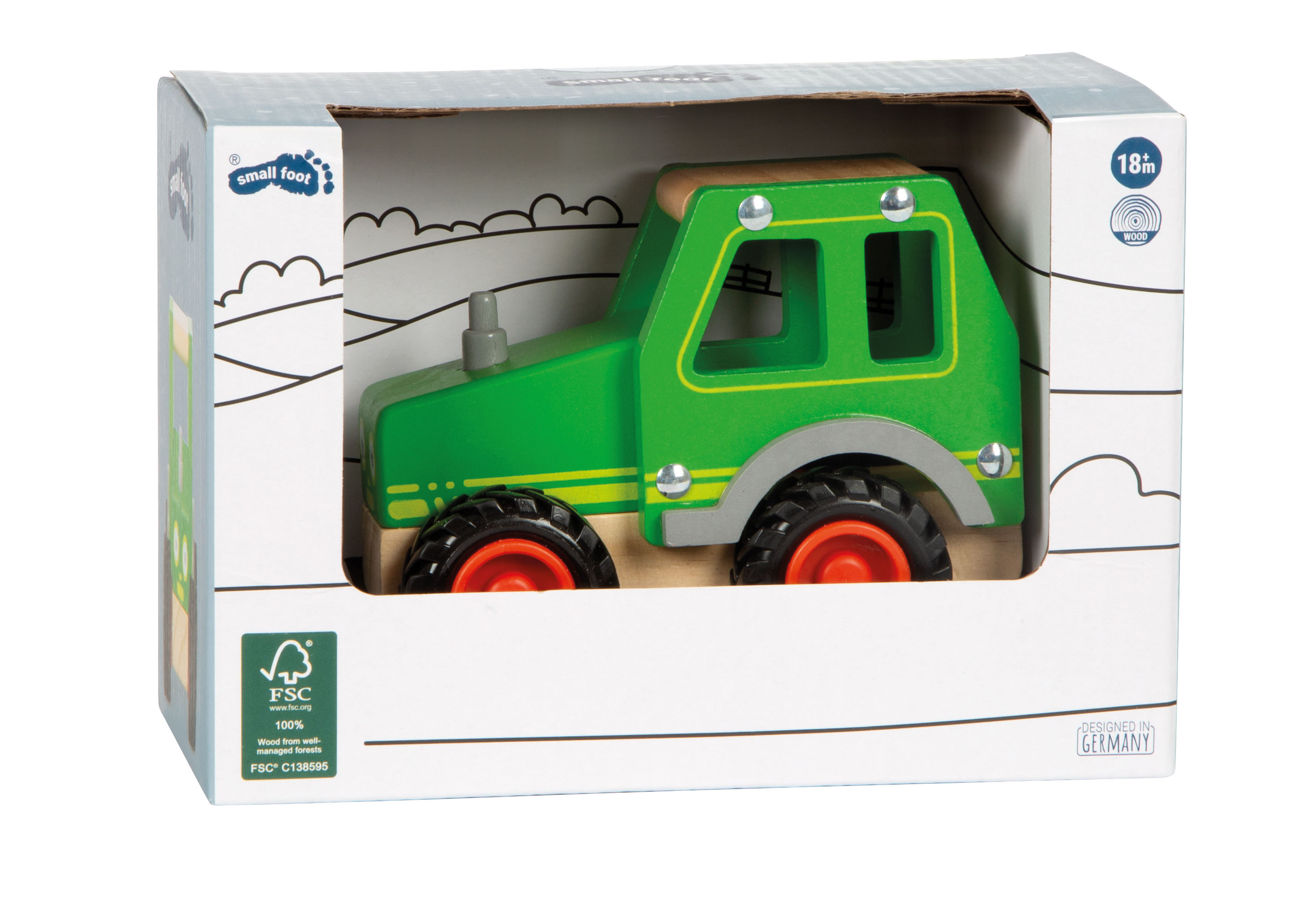 small foot Verpackung vom Kinder-Trecker zum Spielen