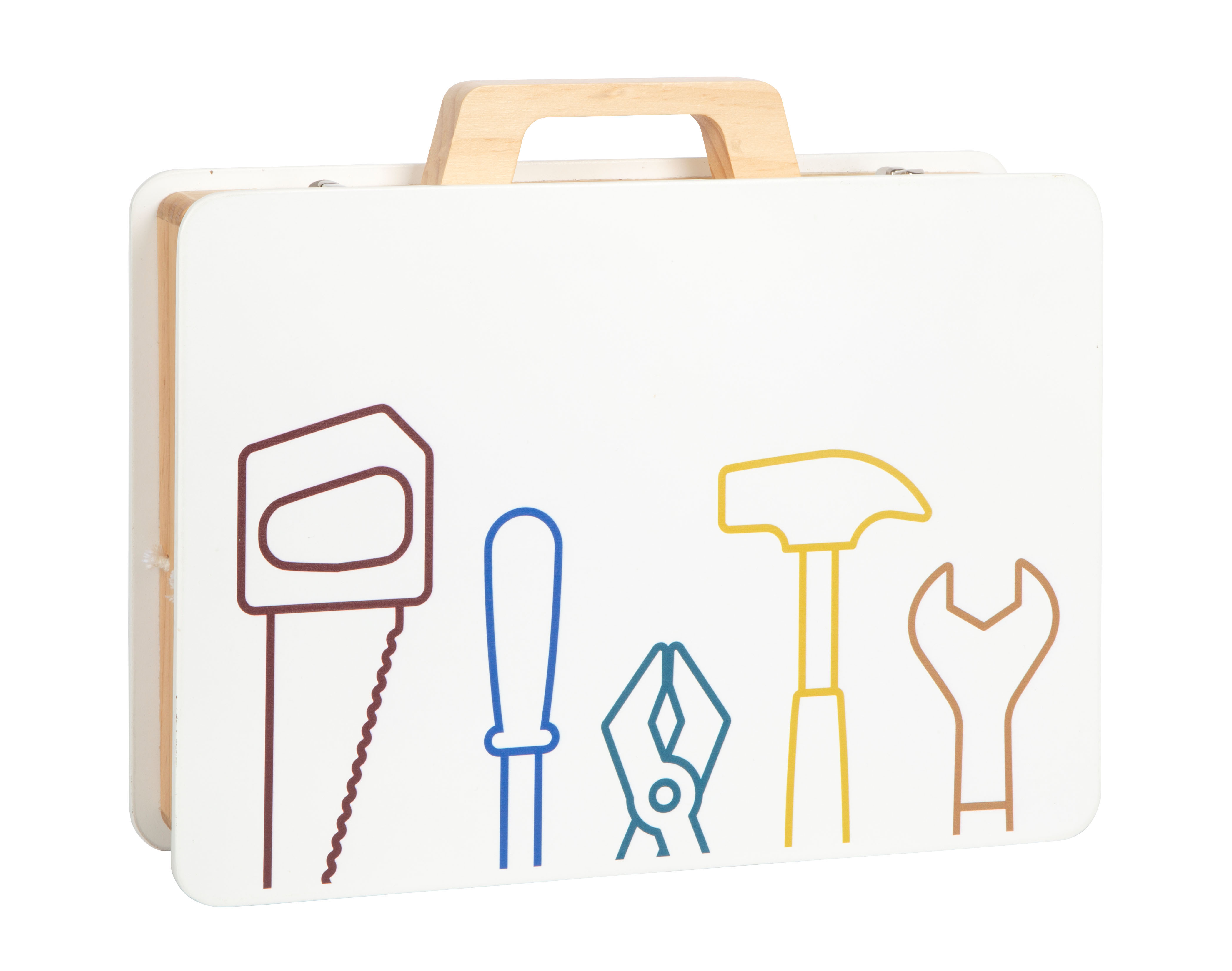 Werkzeugkoffer Workshop Koffer geschlossen tragbar