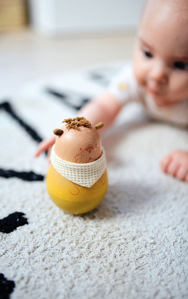 Baby Stehauffigur „Seaside“ für Kinder, Baby, Person, Gesicht, Kopf