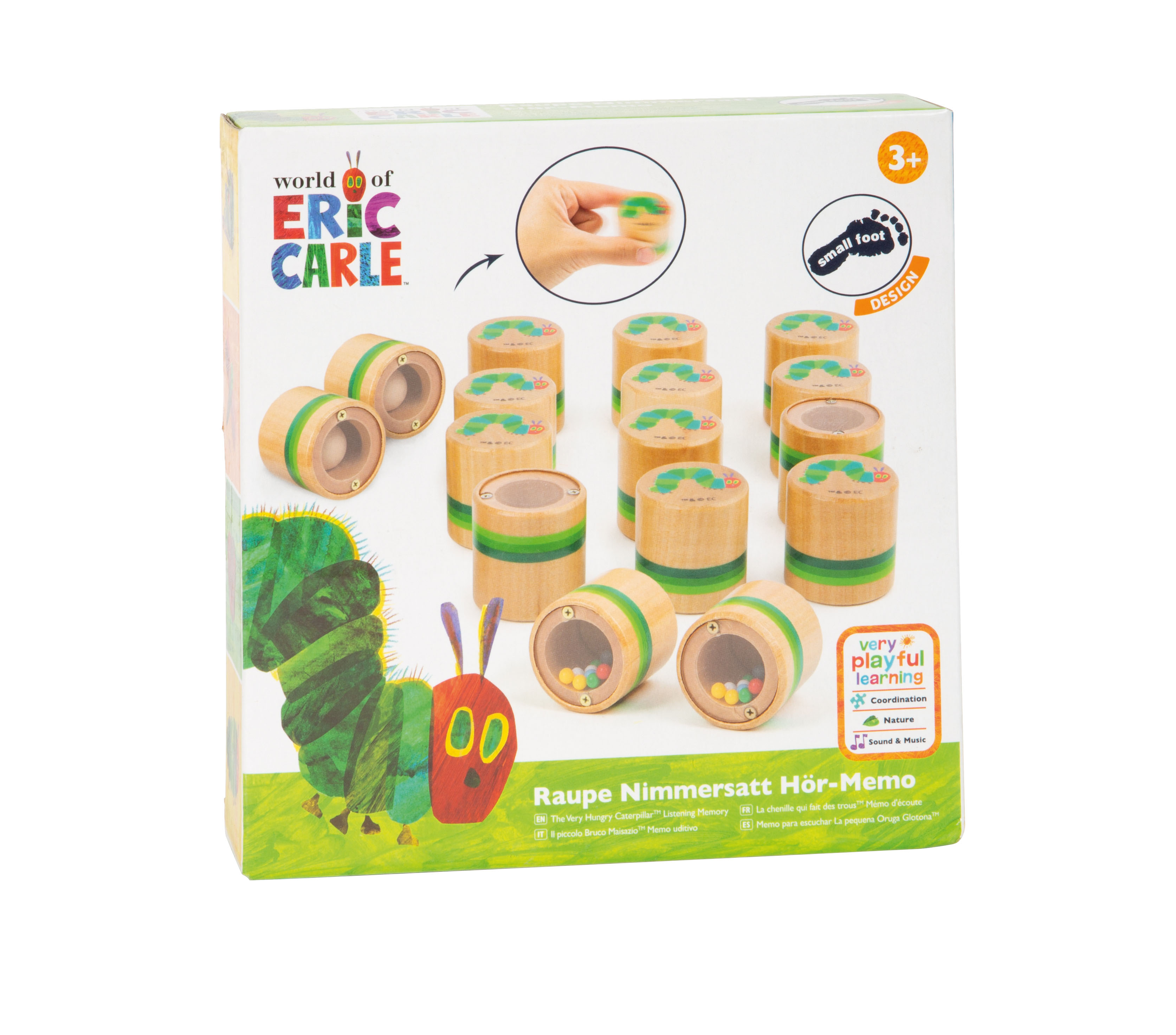 Raupe Nimmersatt Hör-Memo für Kinder