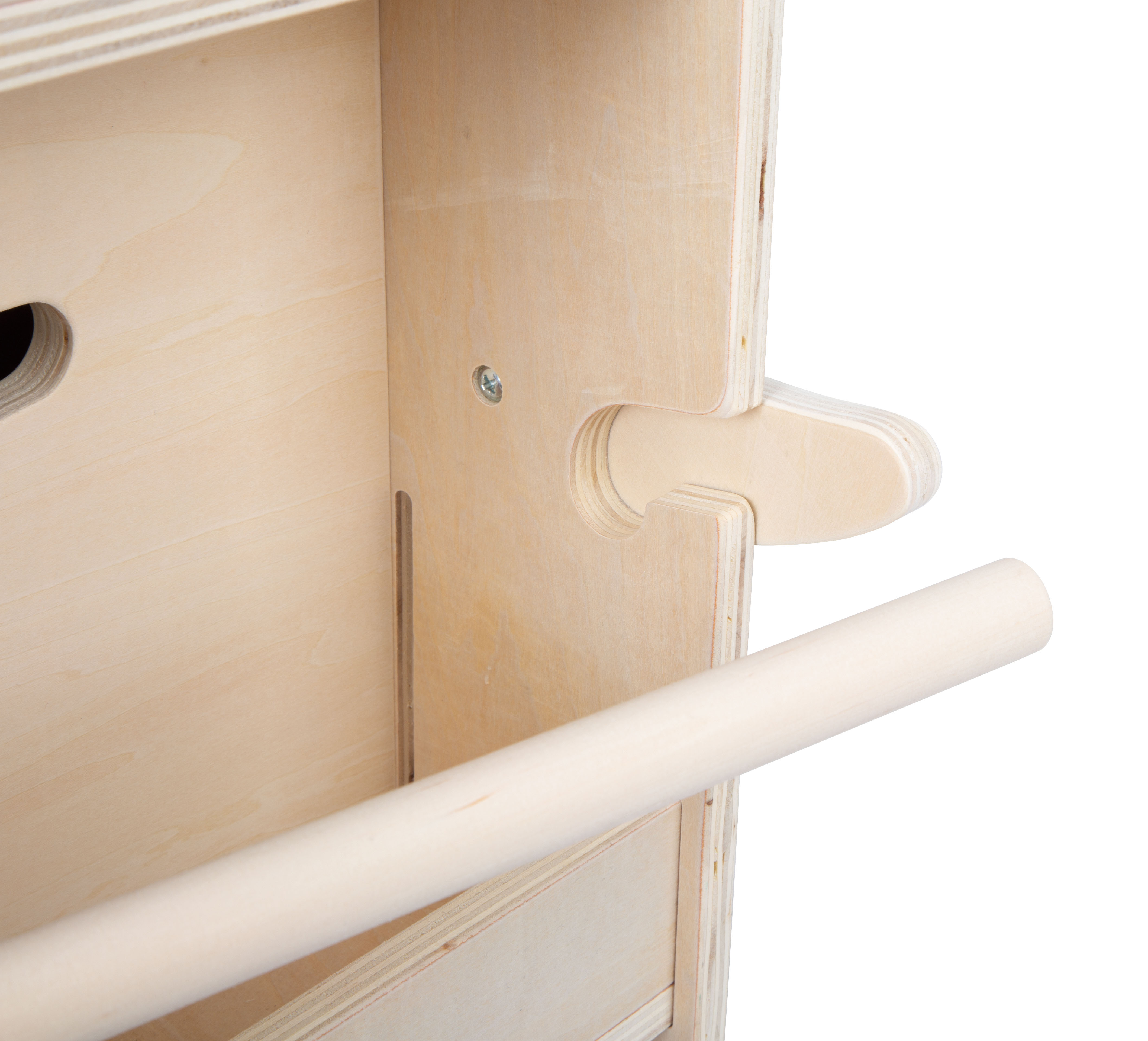 Holz-Aufbewahrungsbox für Kinder mit Deckel