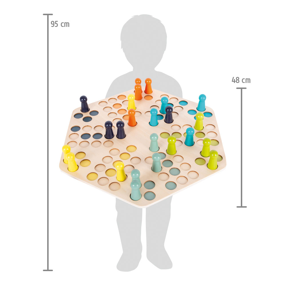 Ludo für 6 Spieler XL für Kinder