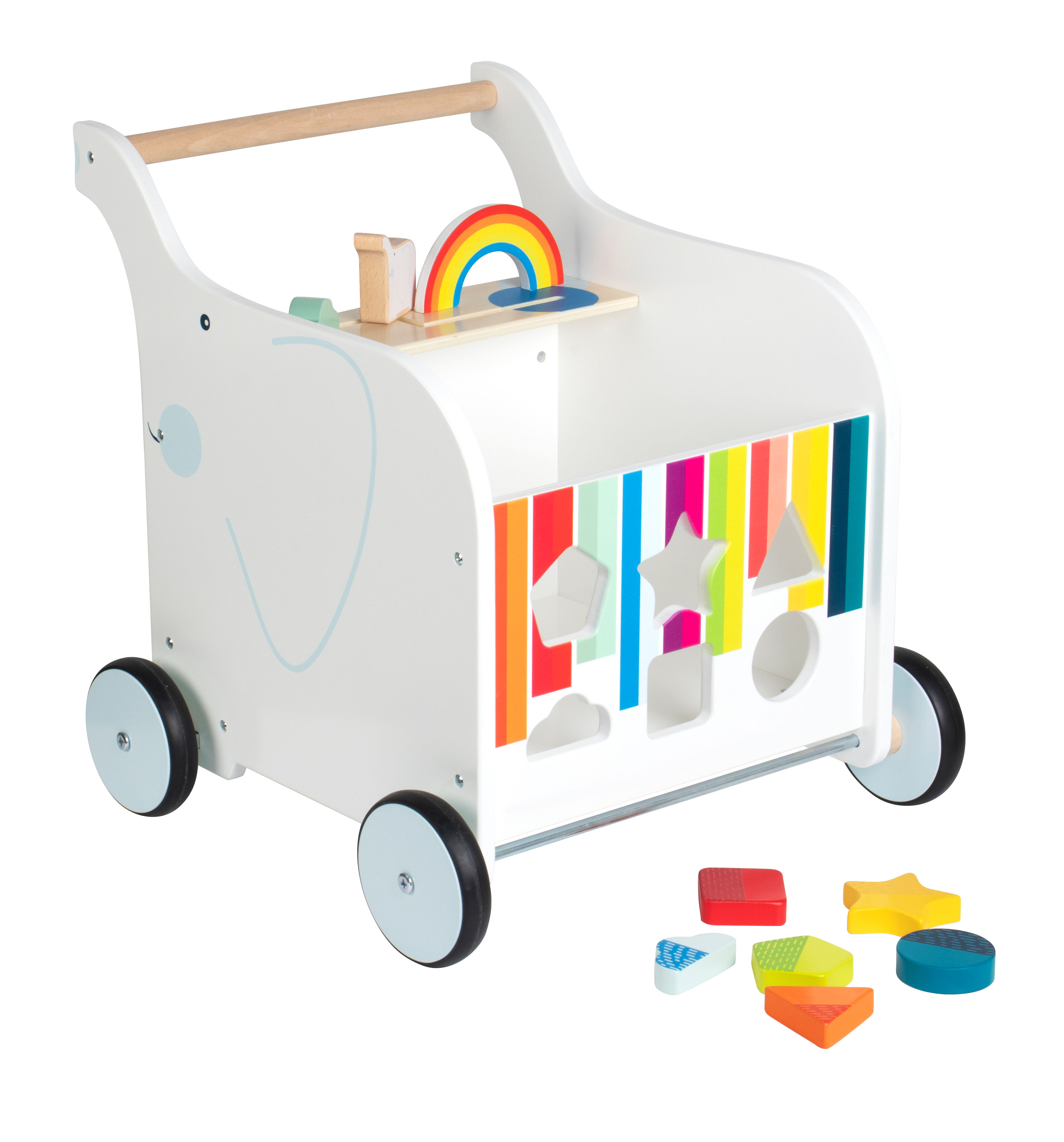 Lauflernwagen mit Elefanten-Motiv