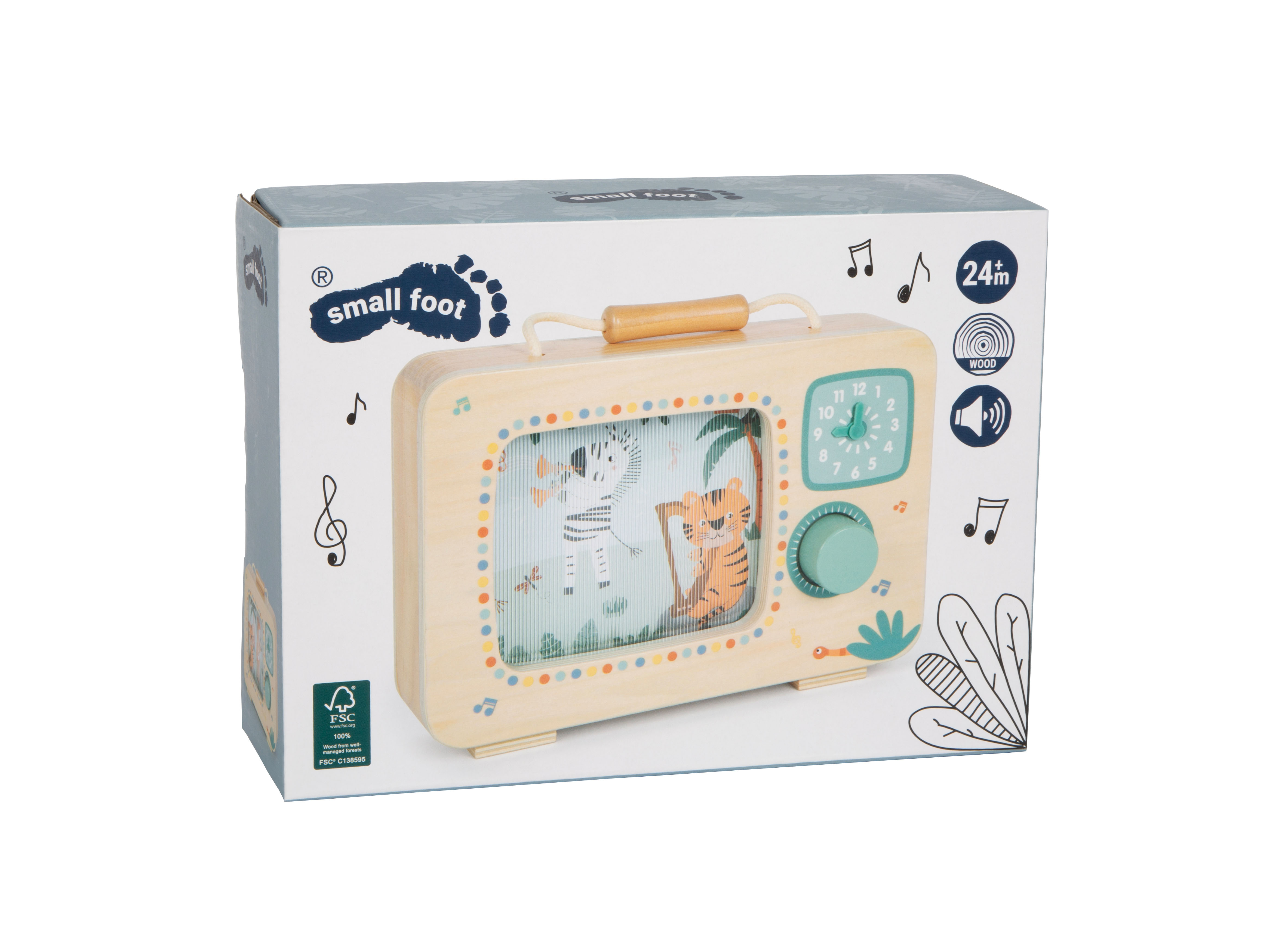 small foot Verpackung von TV-Spieluhr Safari