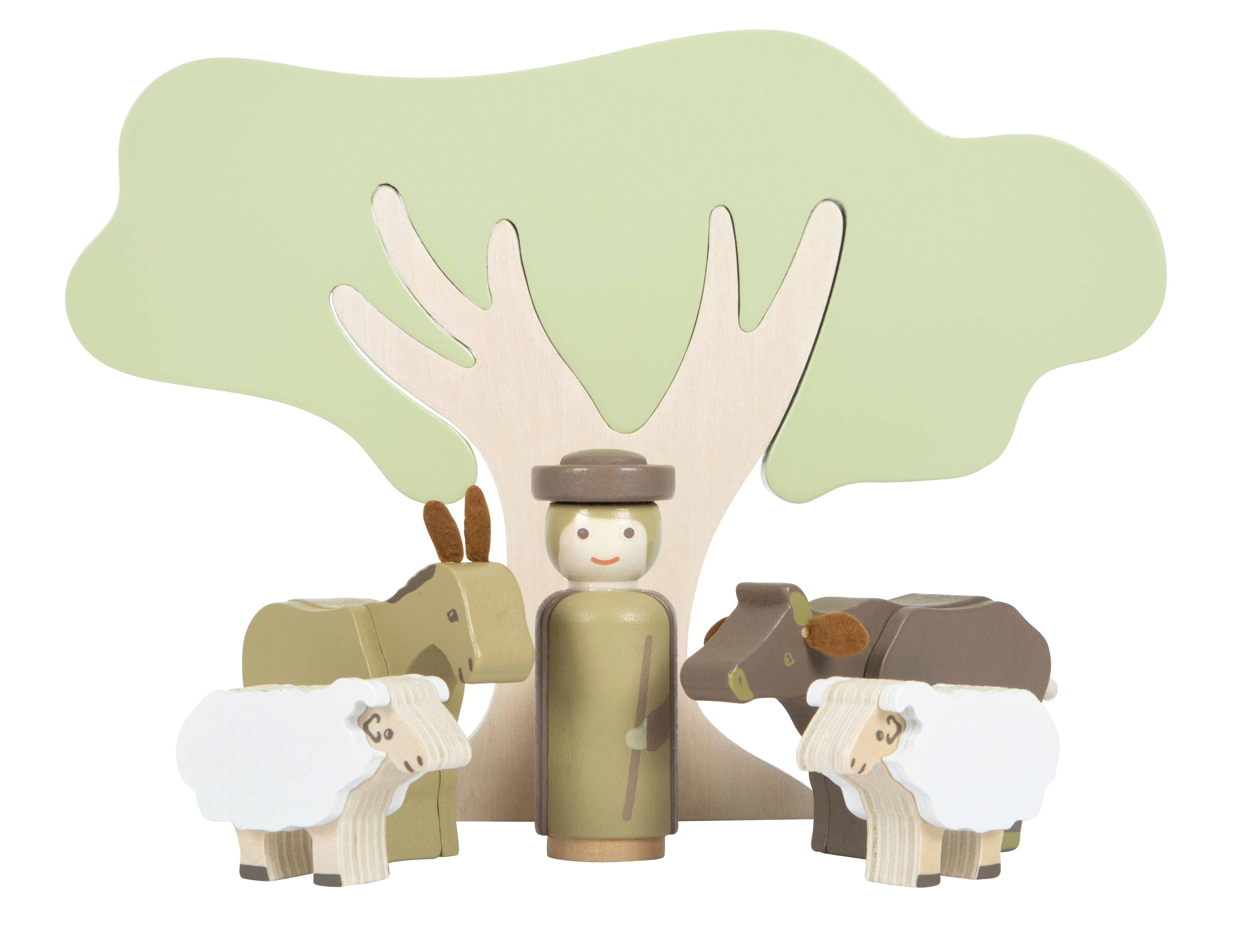 Weihnachtsgeschichte Figuren zum Spielen