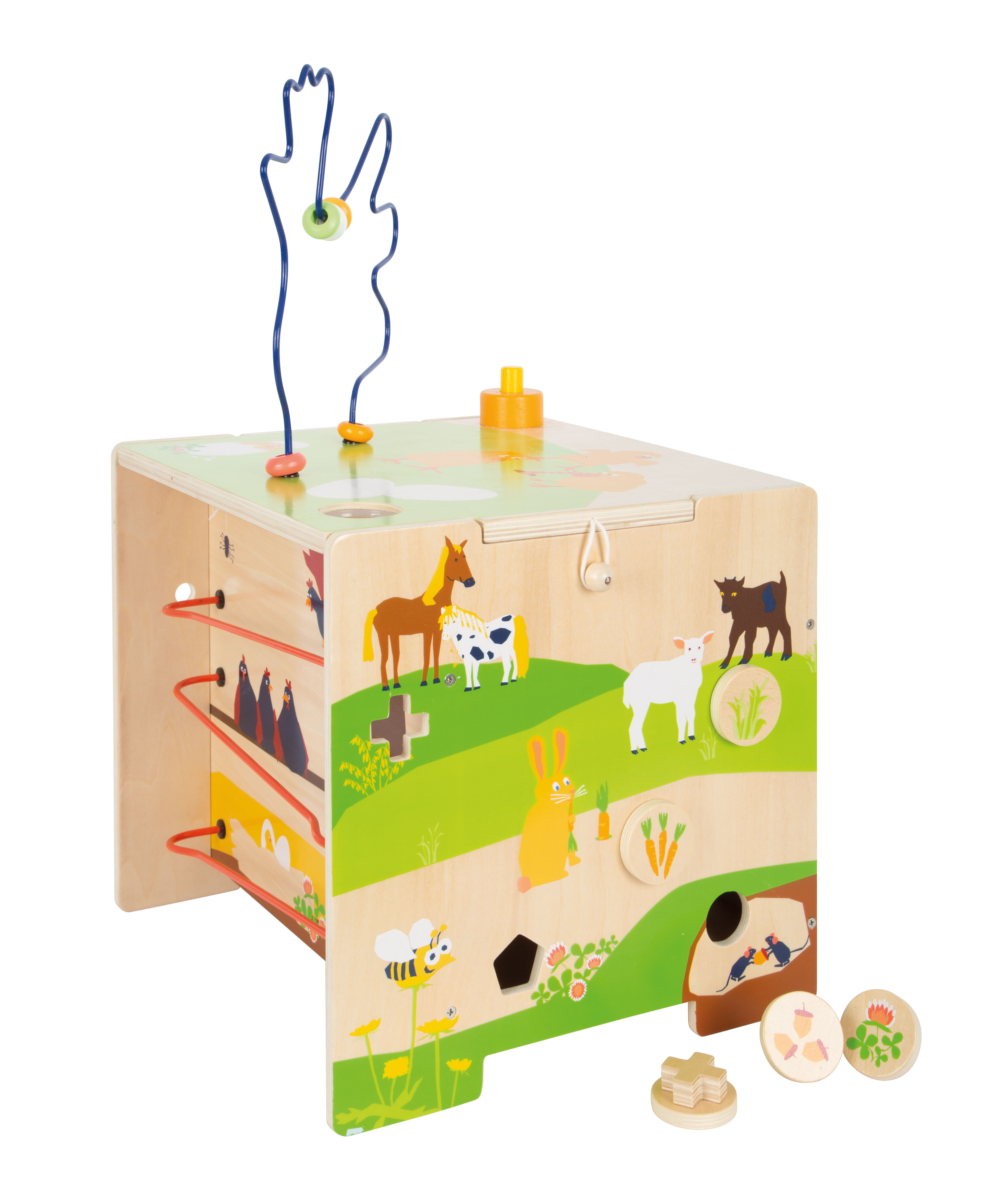 Motorikwürfel Landleben für Kinder