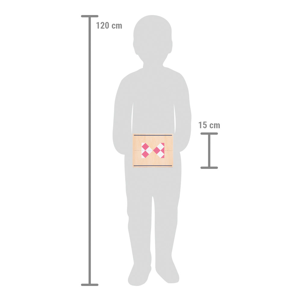 Symmetriespiel mit Spiegel „Educate“ für Kinder
