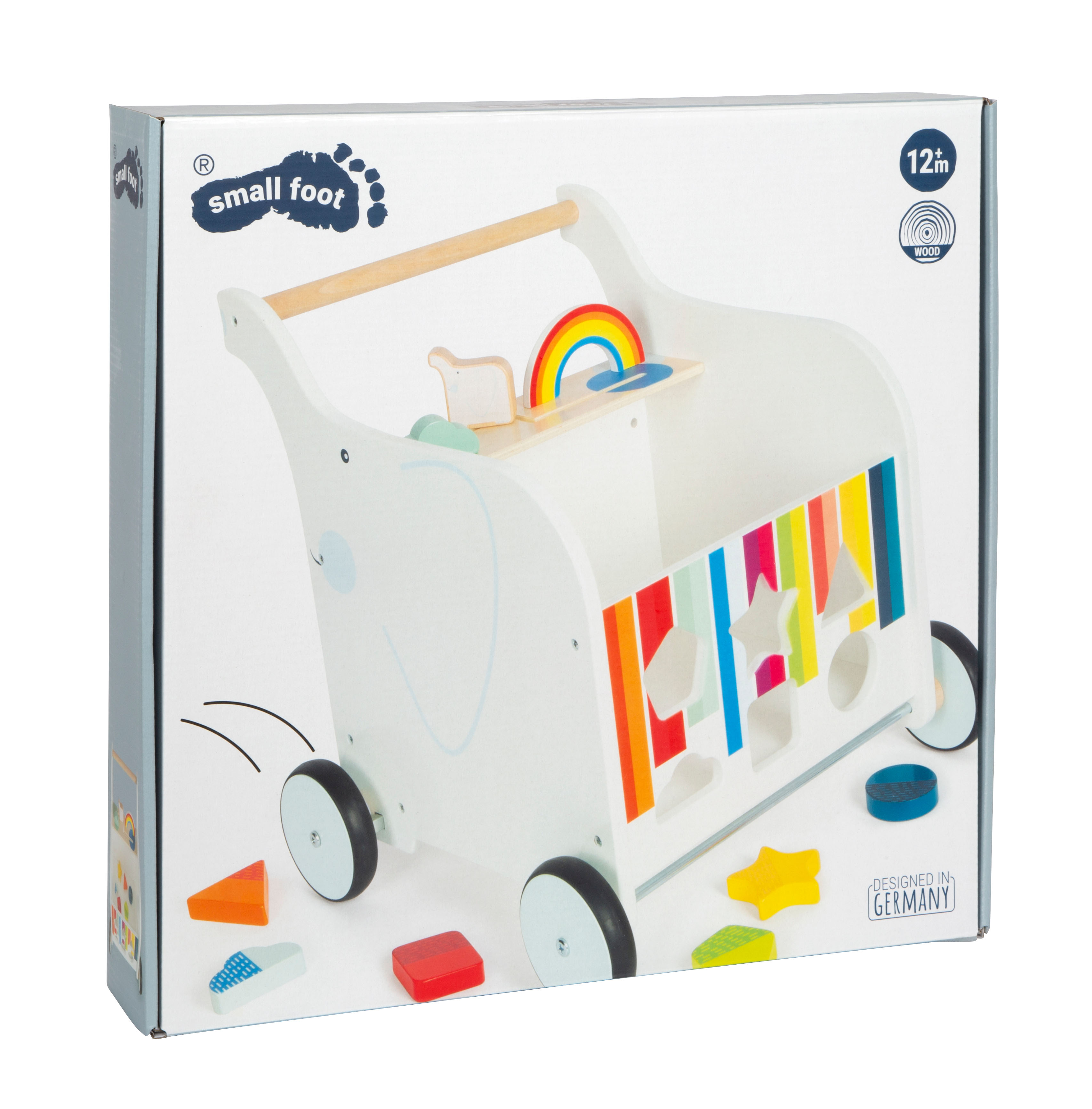 Lauflernwagen Spielzeugbox Elefant für Kinder