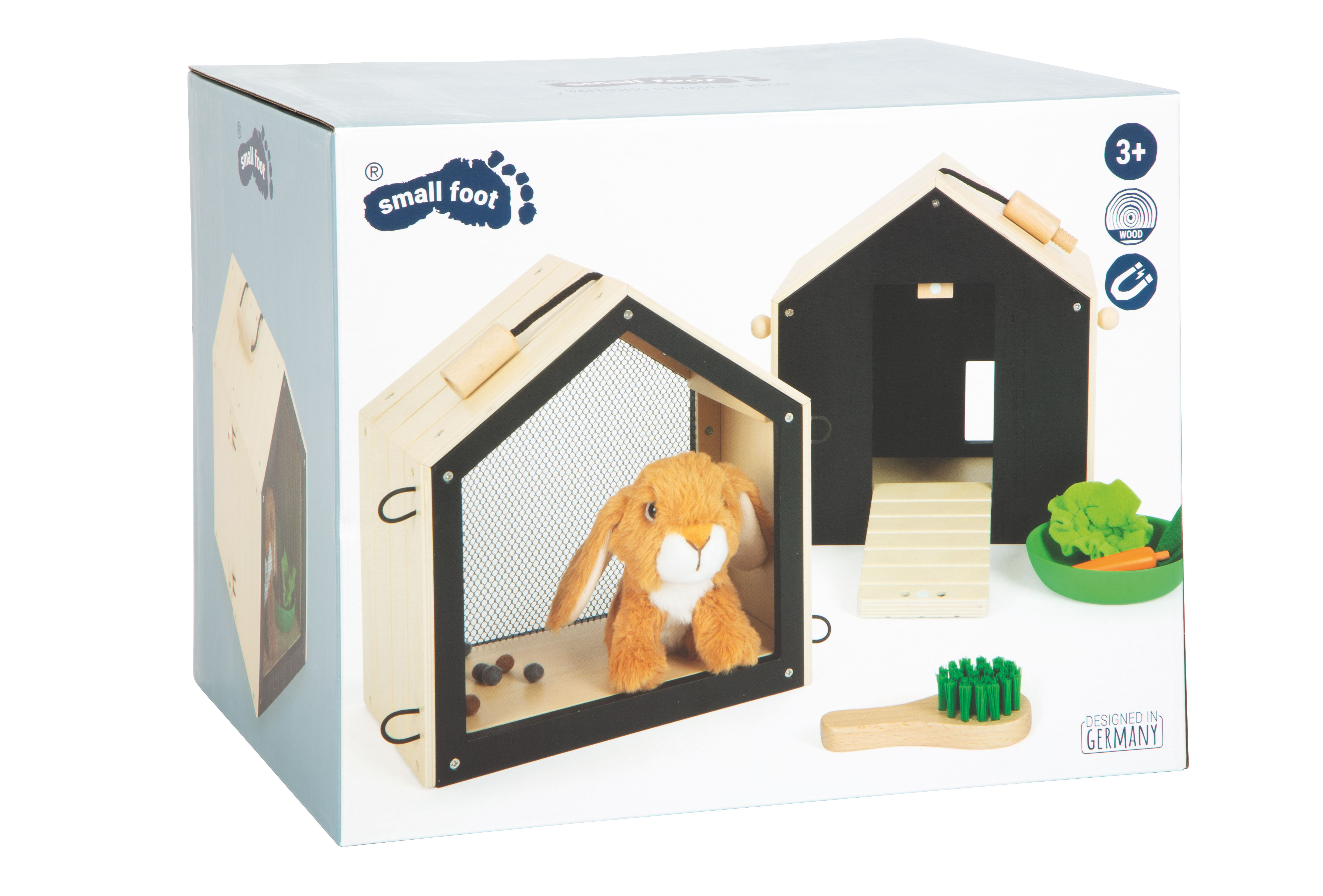 Hasenstall mit Auslauf für Kinder