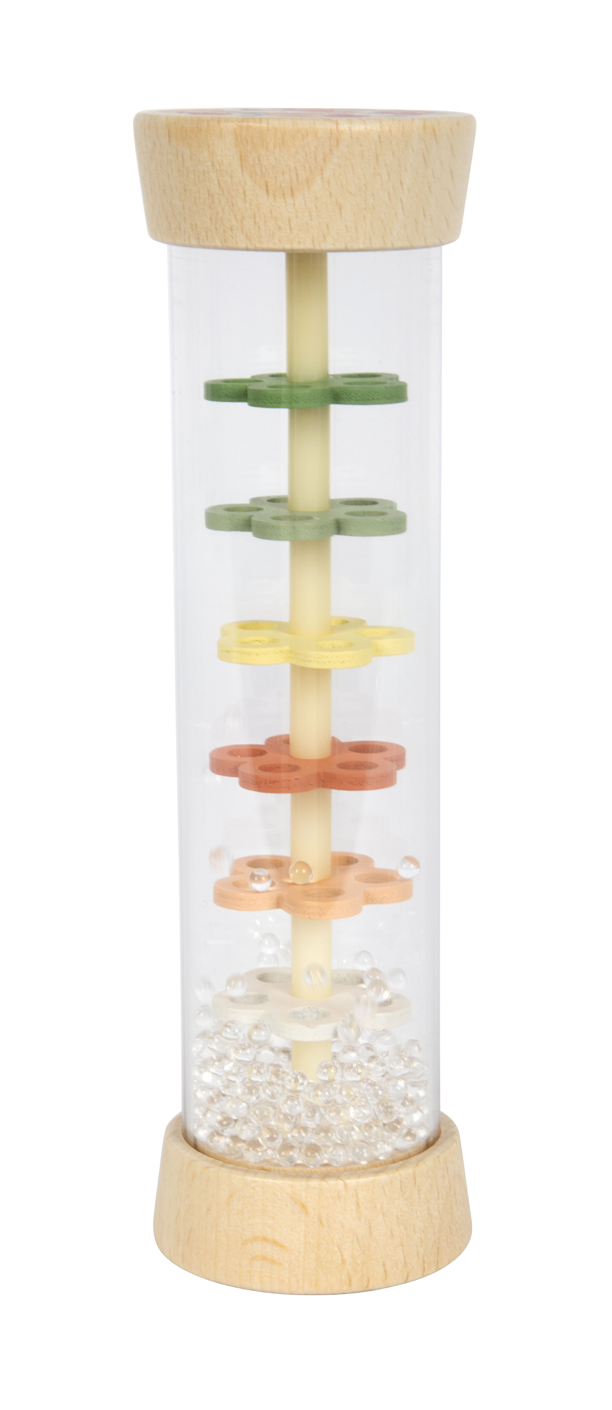 Transparenter Regenmacher, Perlen fallen