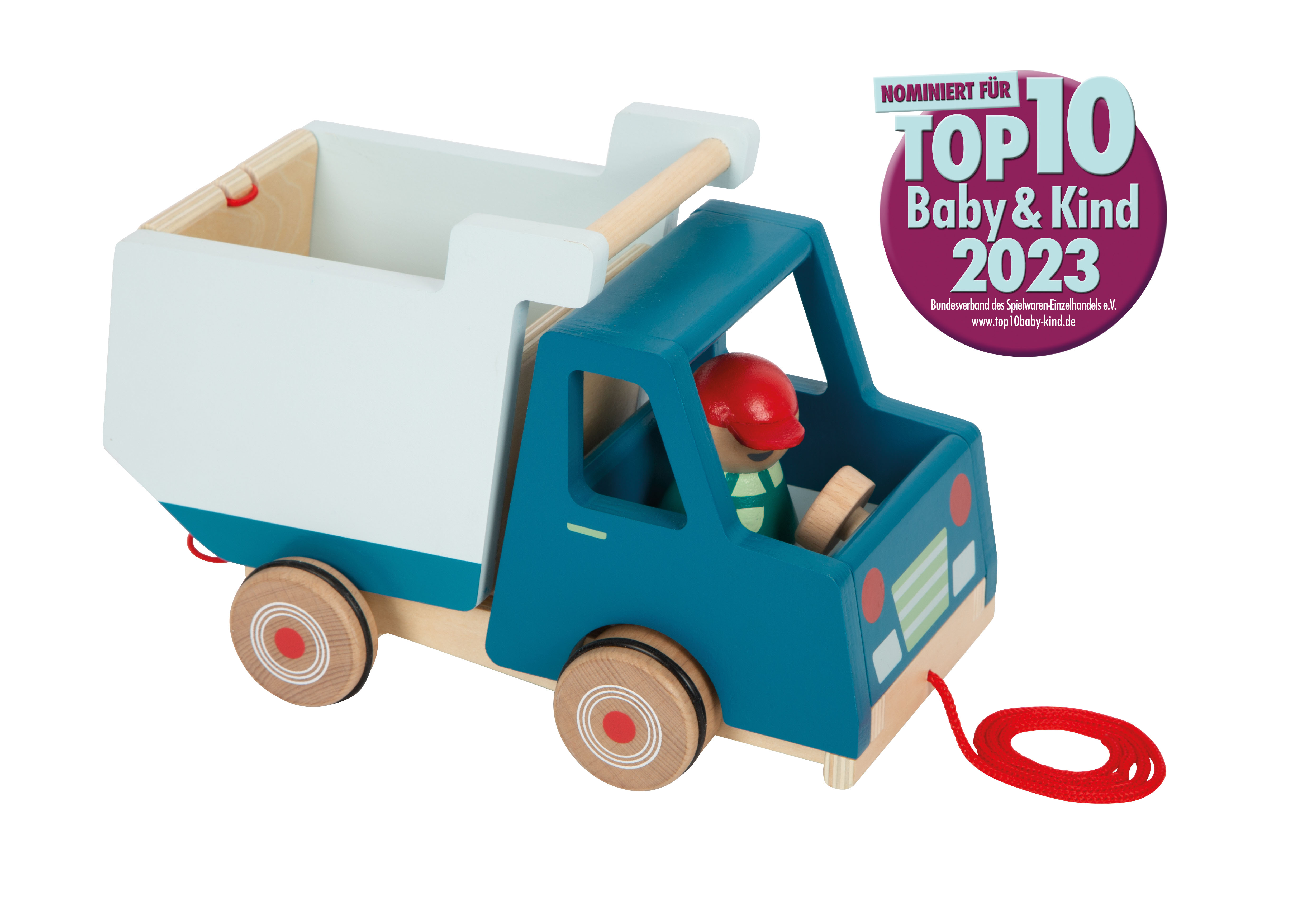 Nachzieh-Fahrzeug Kipplaster für Kinder