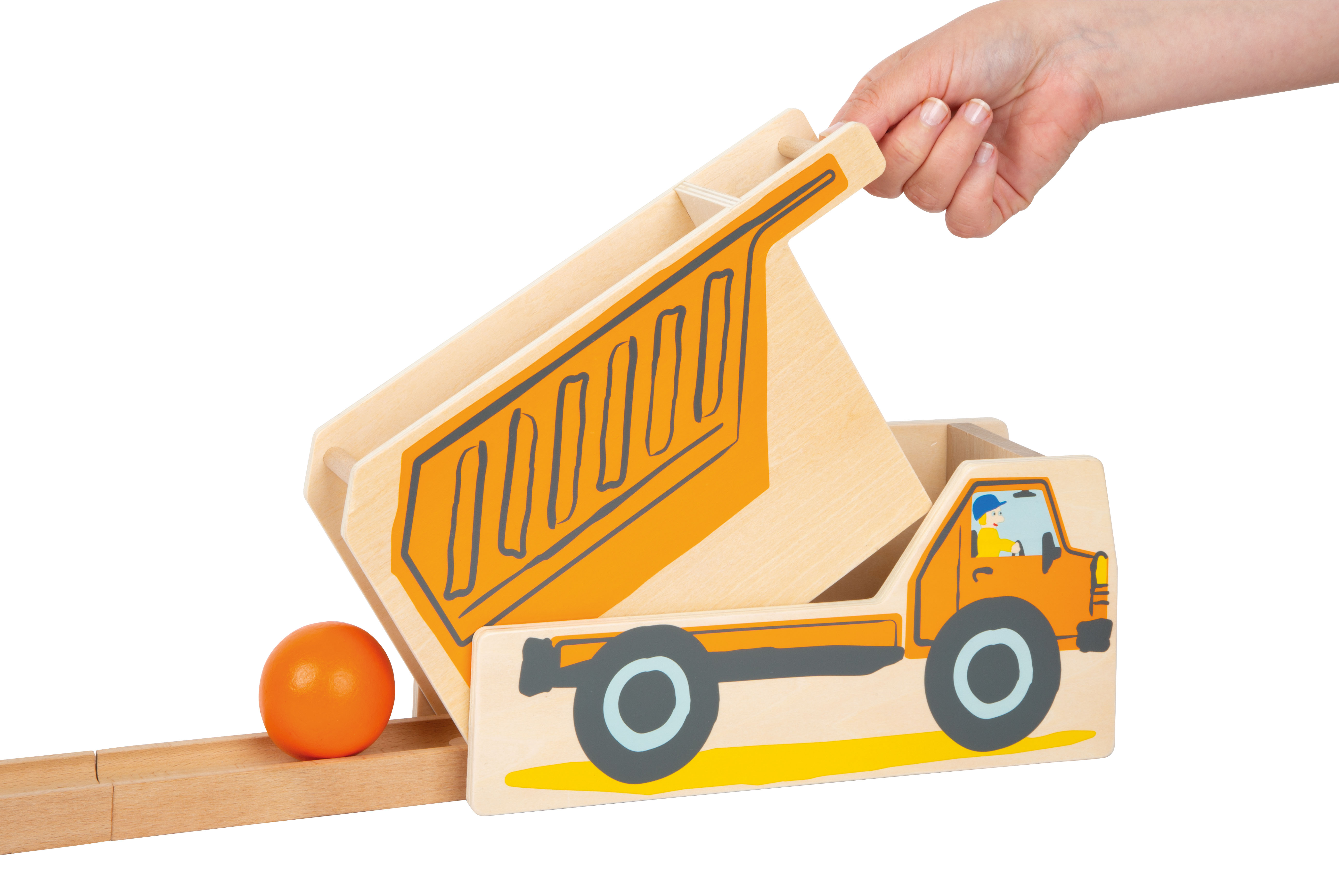Kugelbahn Junior Baustelle für Kinder