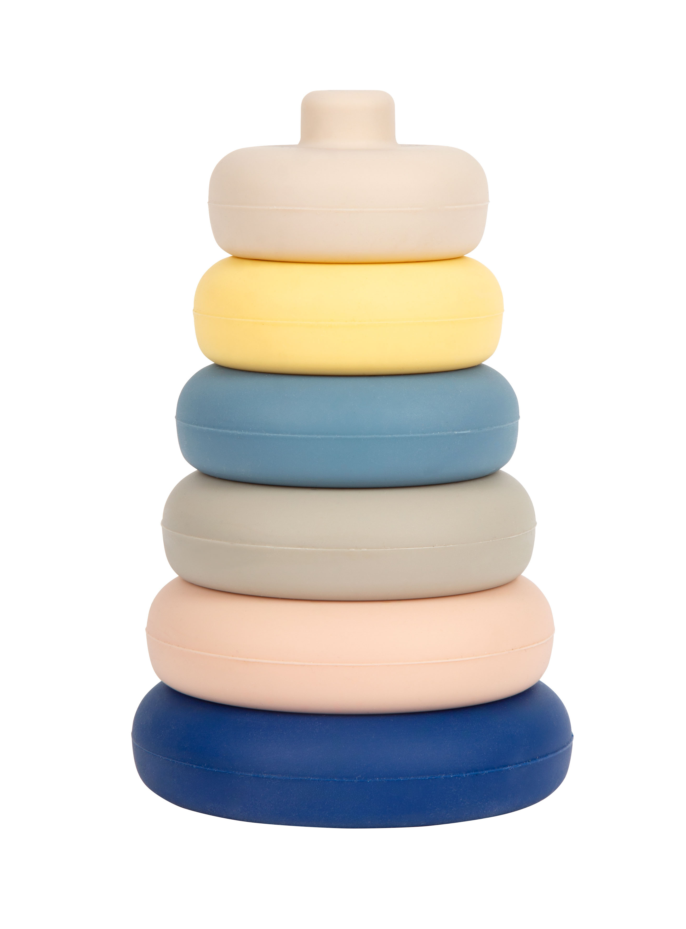 Silikon-Stapelturm als Turm aufgebaut