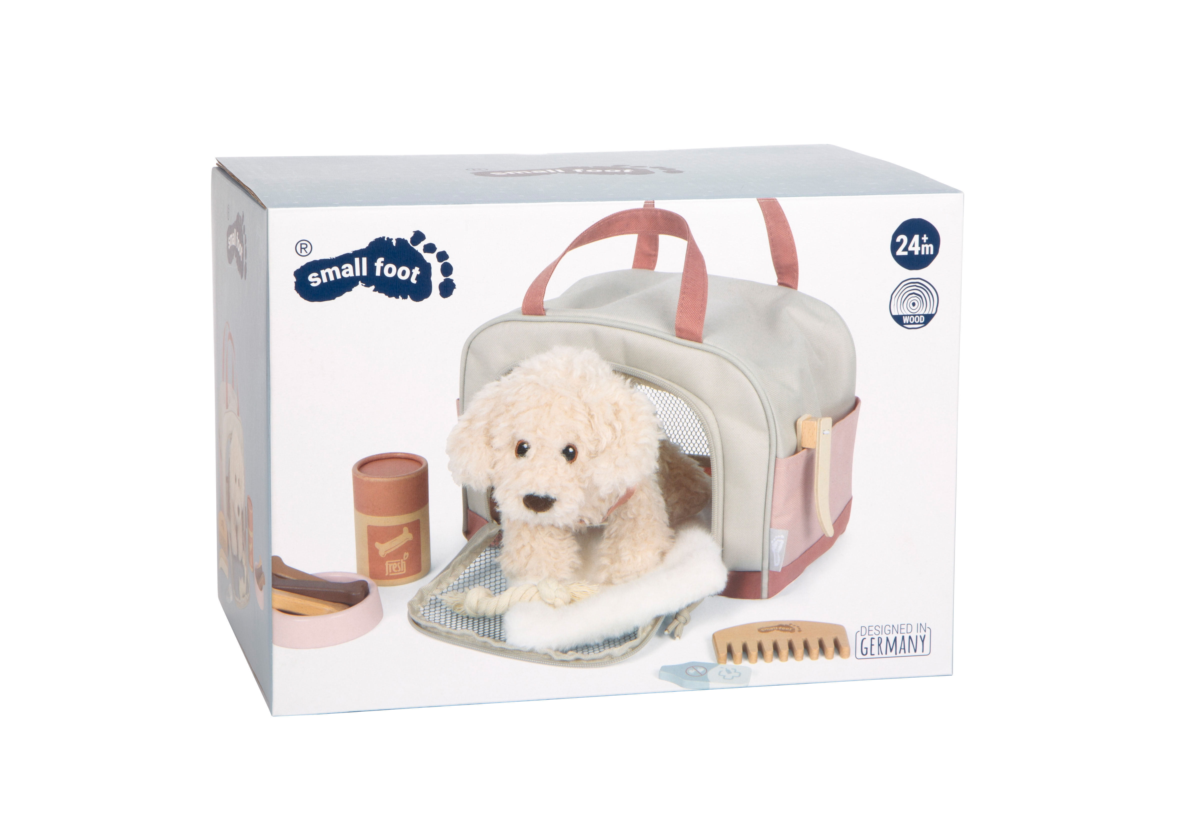 Spielzeugtasche, Hundespielzeug, Pflege-Set, Rucksackzubehör, Kofferzubehör