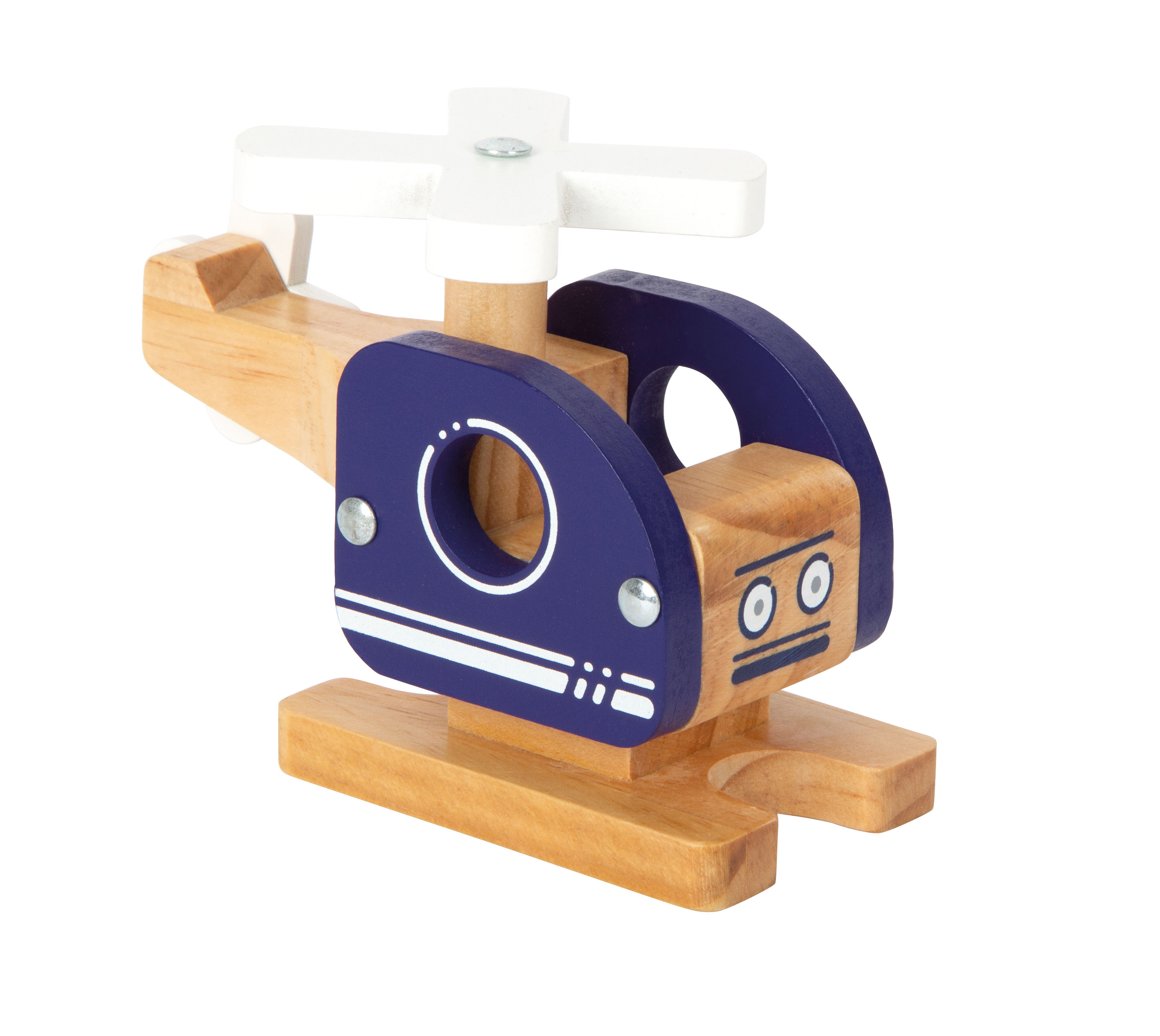 Hubschrauber zum Spielen aus Holz