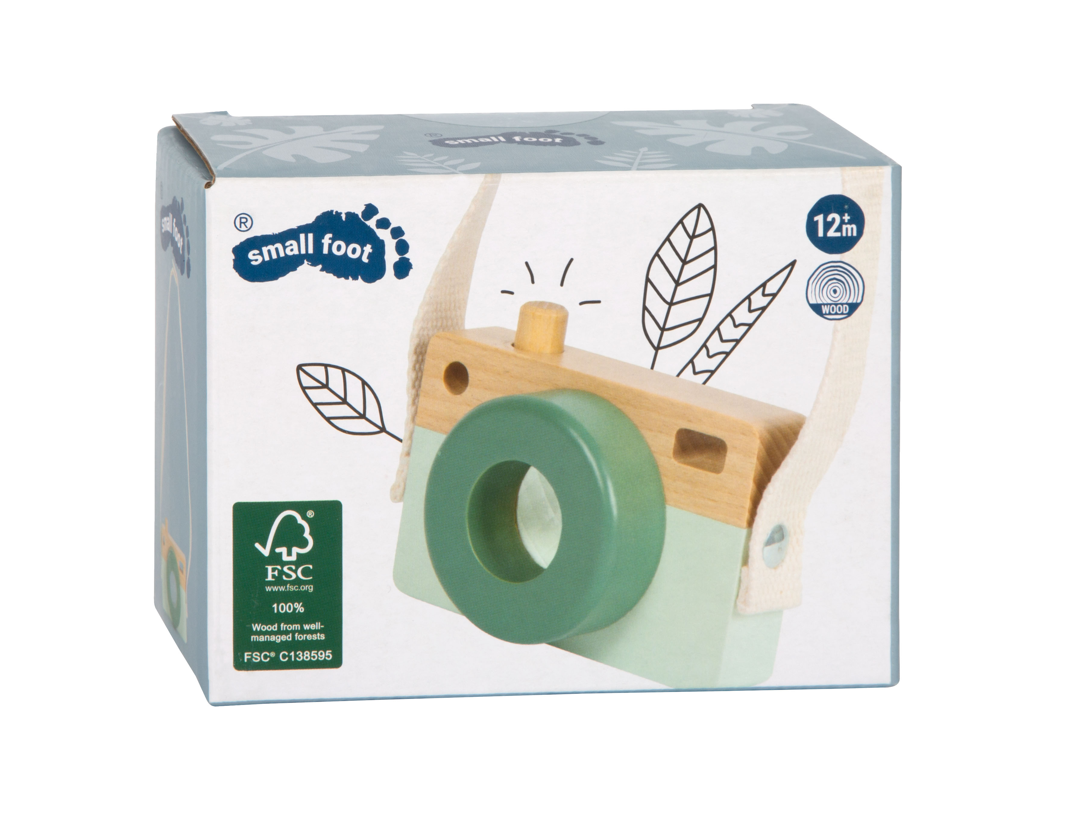 Verpackung von Kinder-Kamera aus Holz