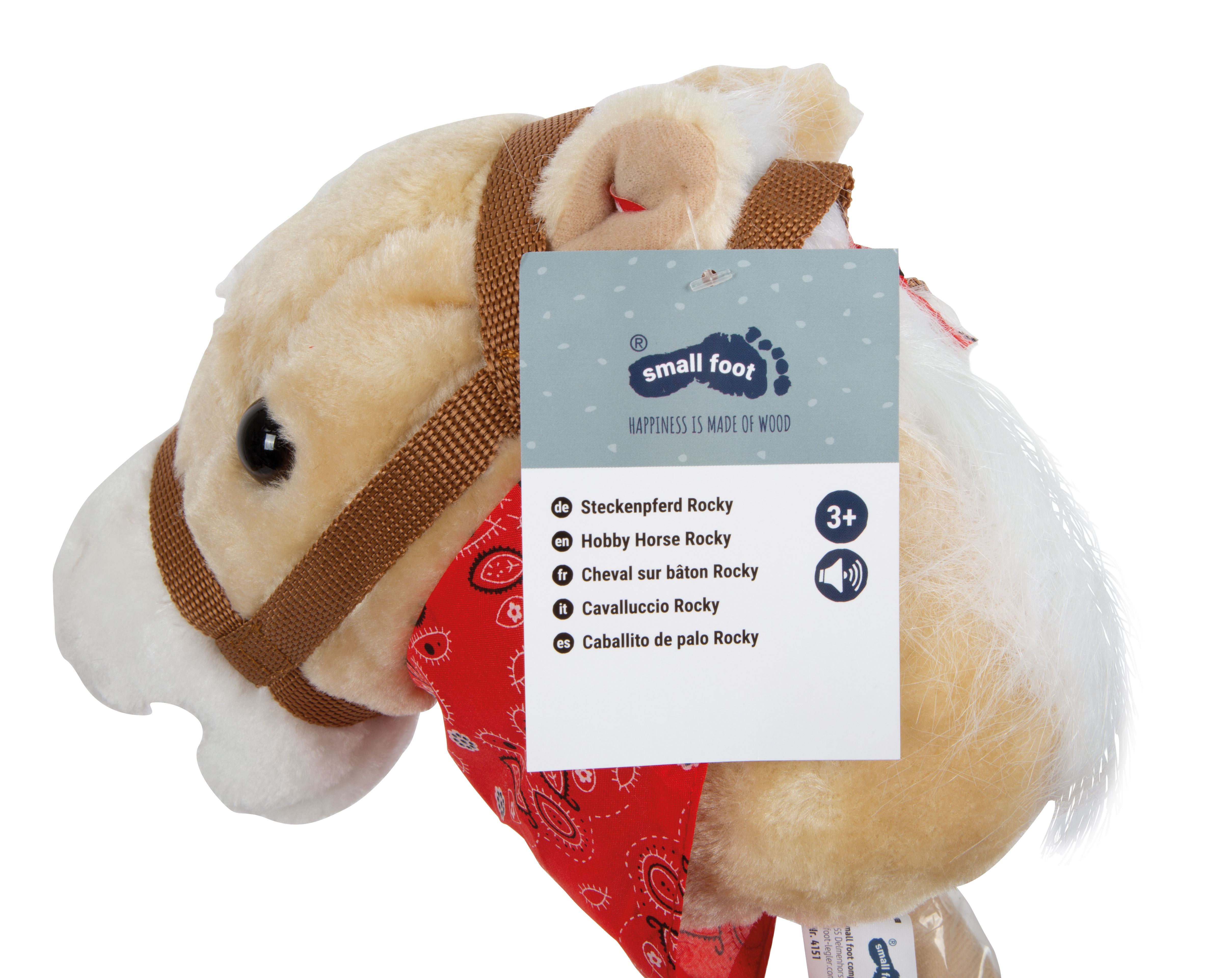 Steckenpferd „Rocky“ für Kinder