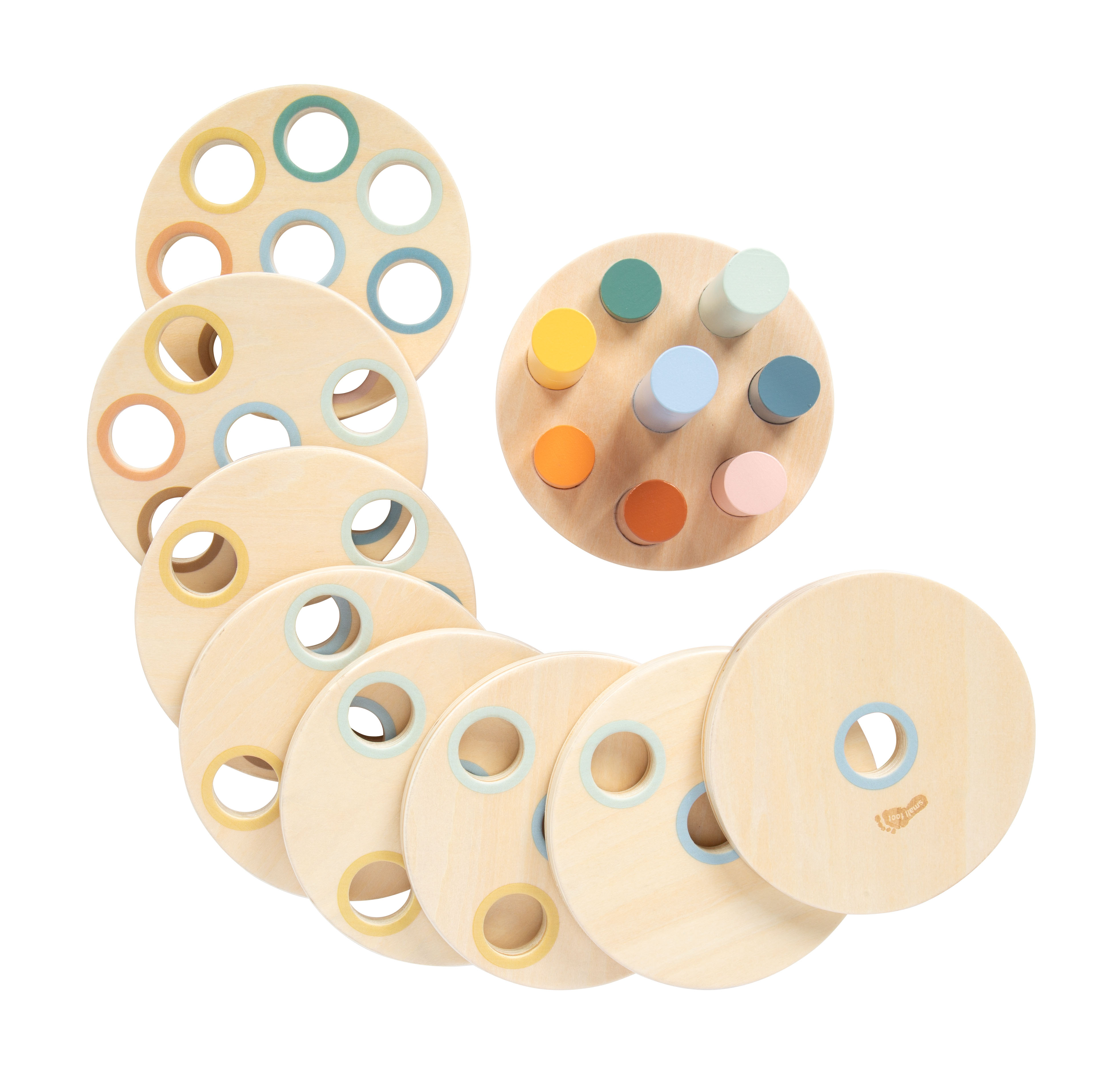 Montessori Lernspiel Logisteck mit Platten