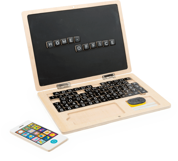 Spiel Laptop aus Holz