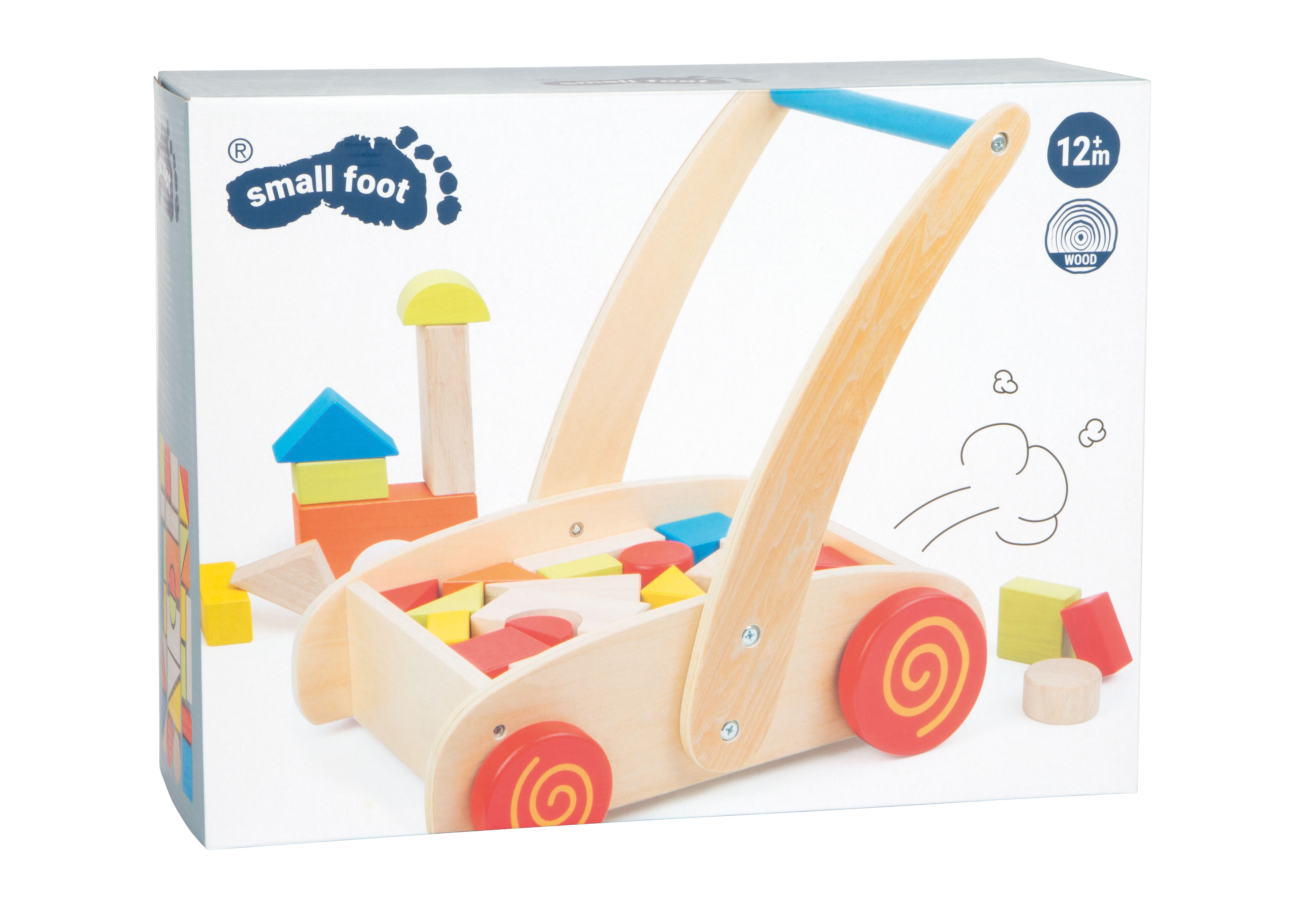 Lauflernwagen Bauklötze für Kinder