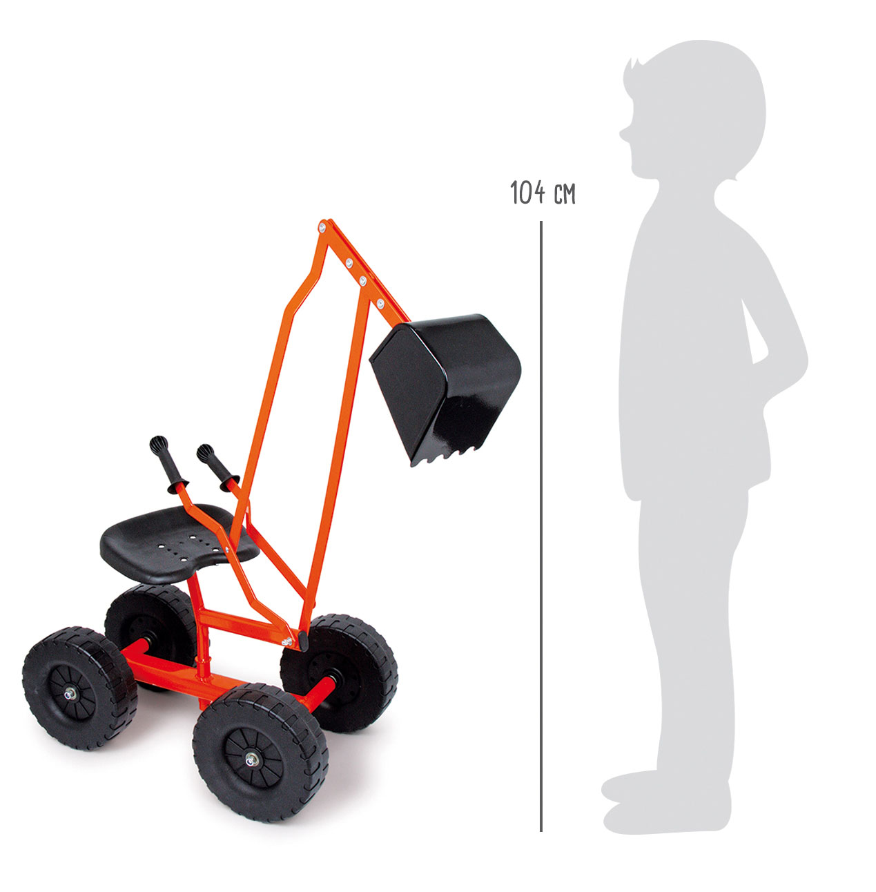 Bagger mit Rädern für Kinder