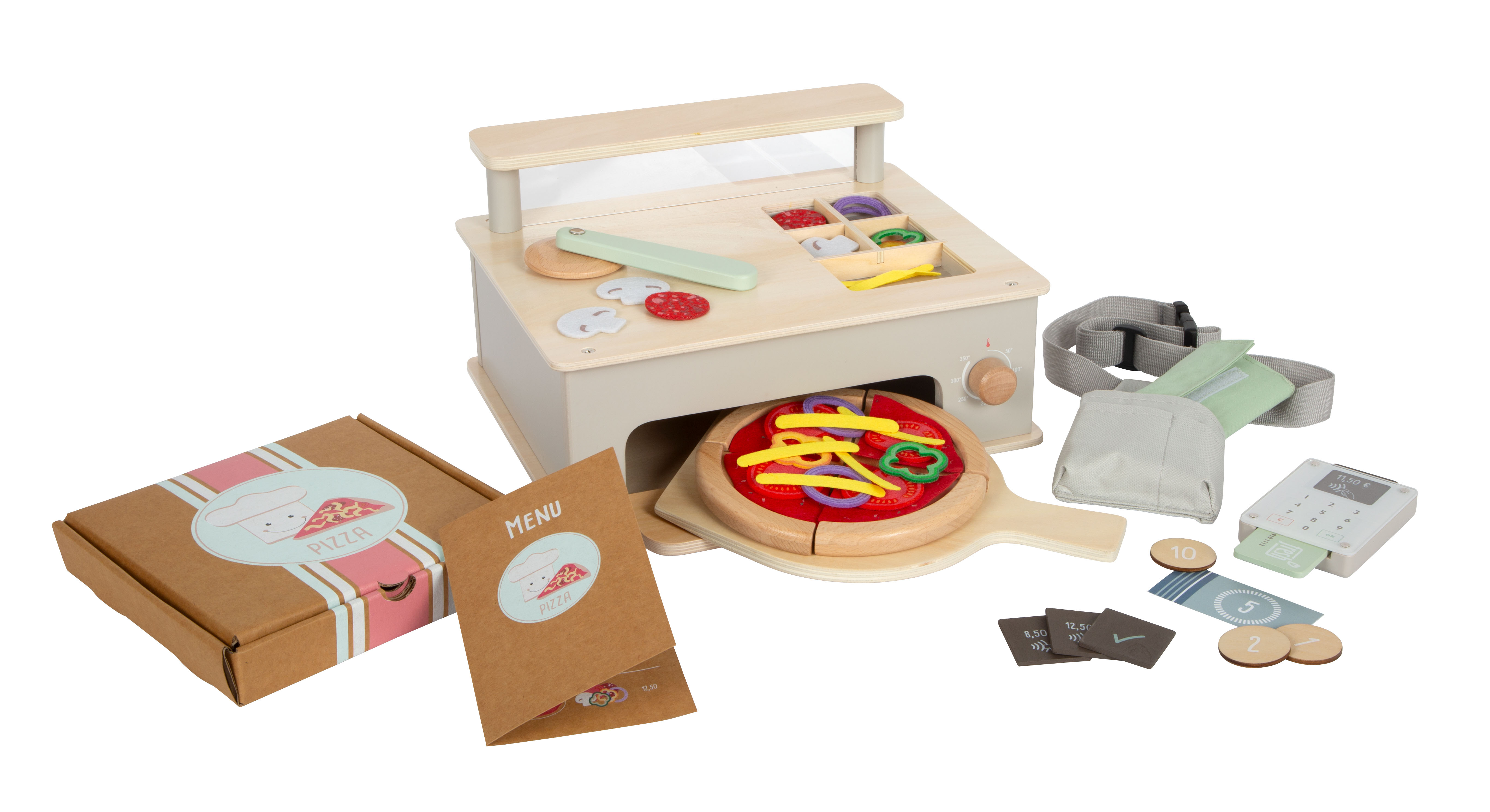 Pizzeria Spielset mit Zubehör für Kinder