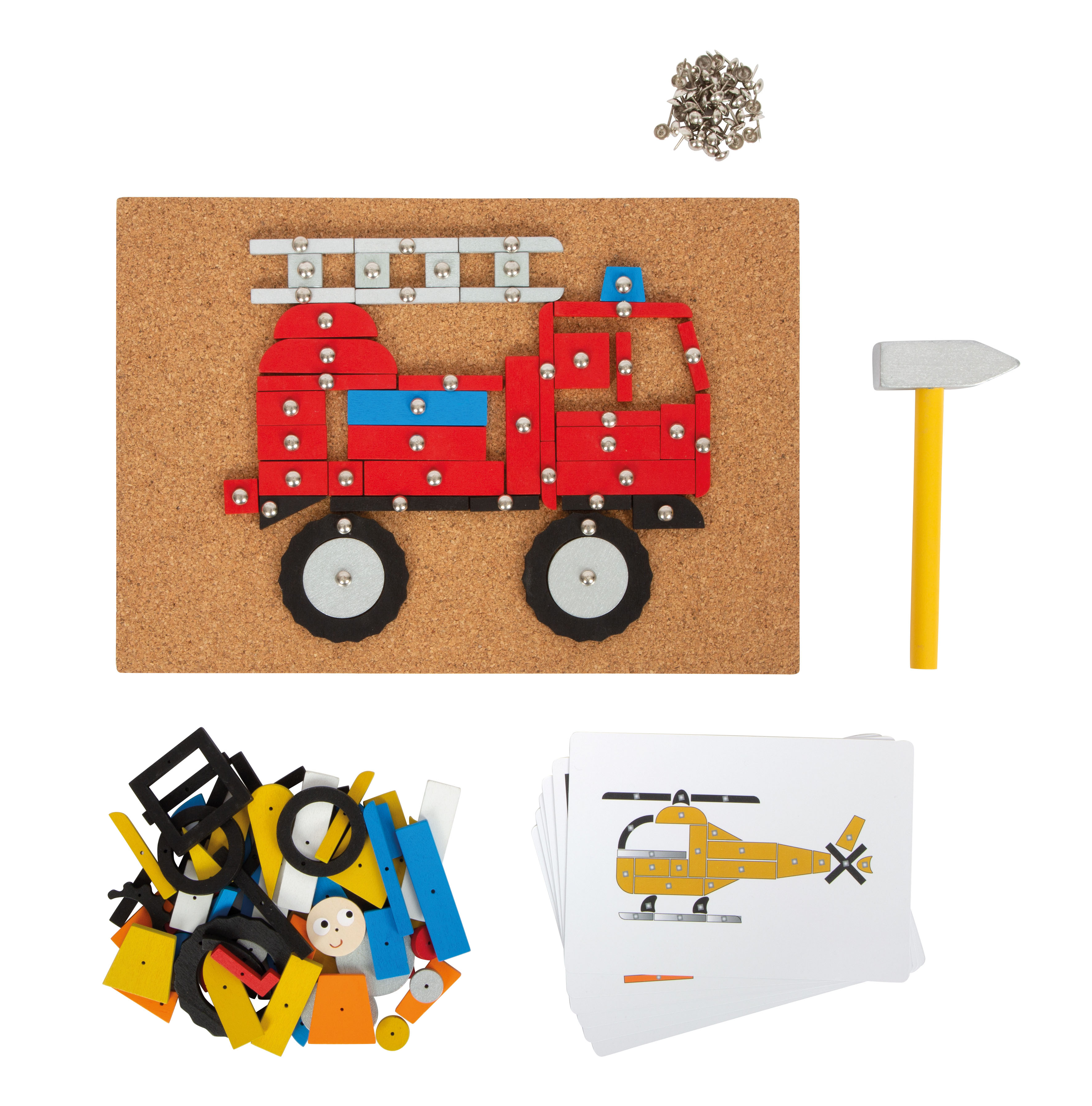 Bastel-Set aus Holz zum Hämmern für Kinder