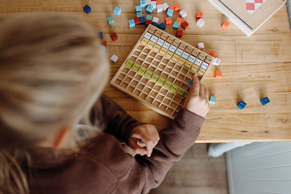Rechenbrett Addition „Educate“ für Kinder, Erwachsener, Weiblich, Person, Frau