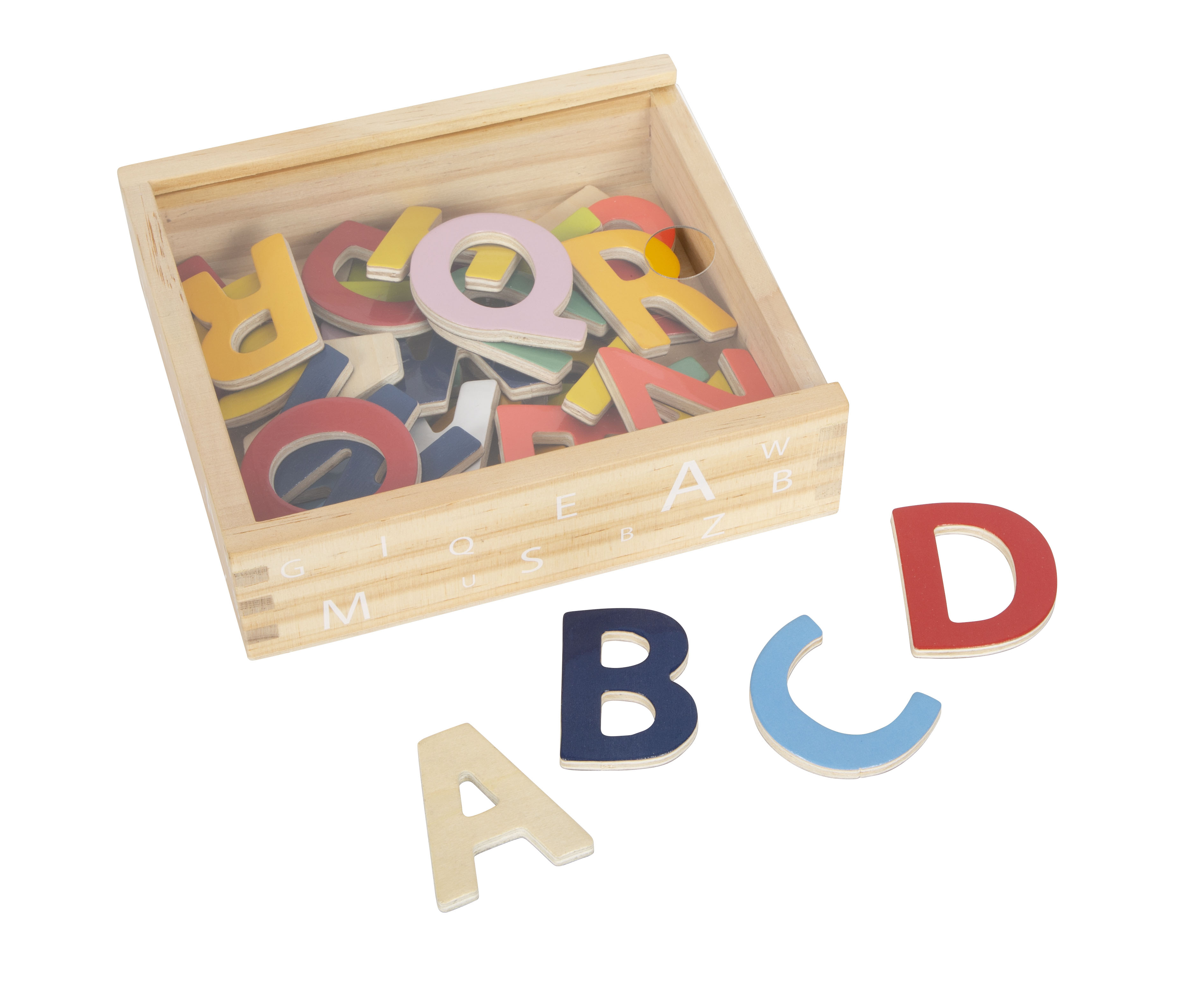 Bunte Magnetbuchstaben „Educate“ für Kinder