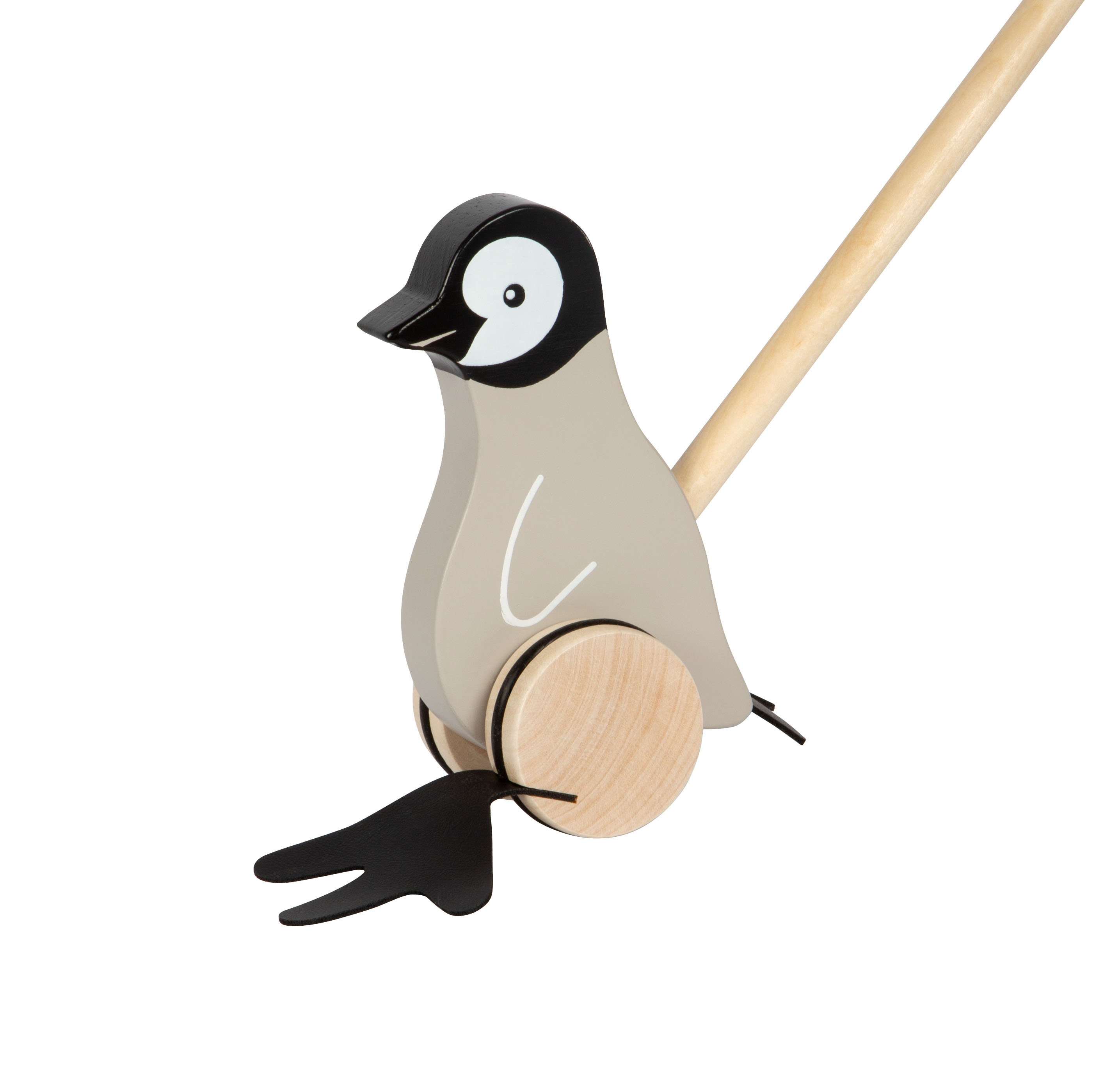 Watschel-Pinguin aus Holz für Kinder