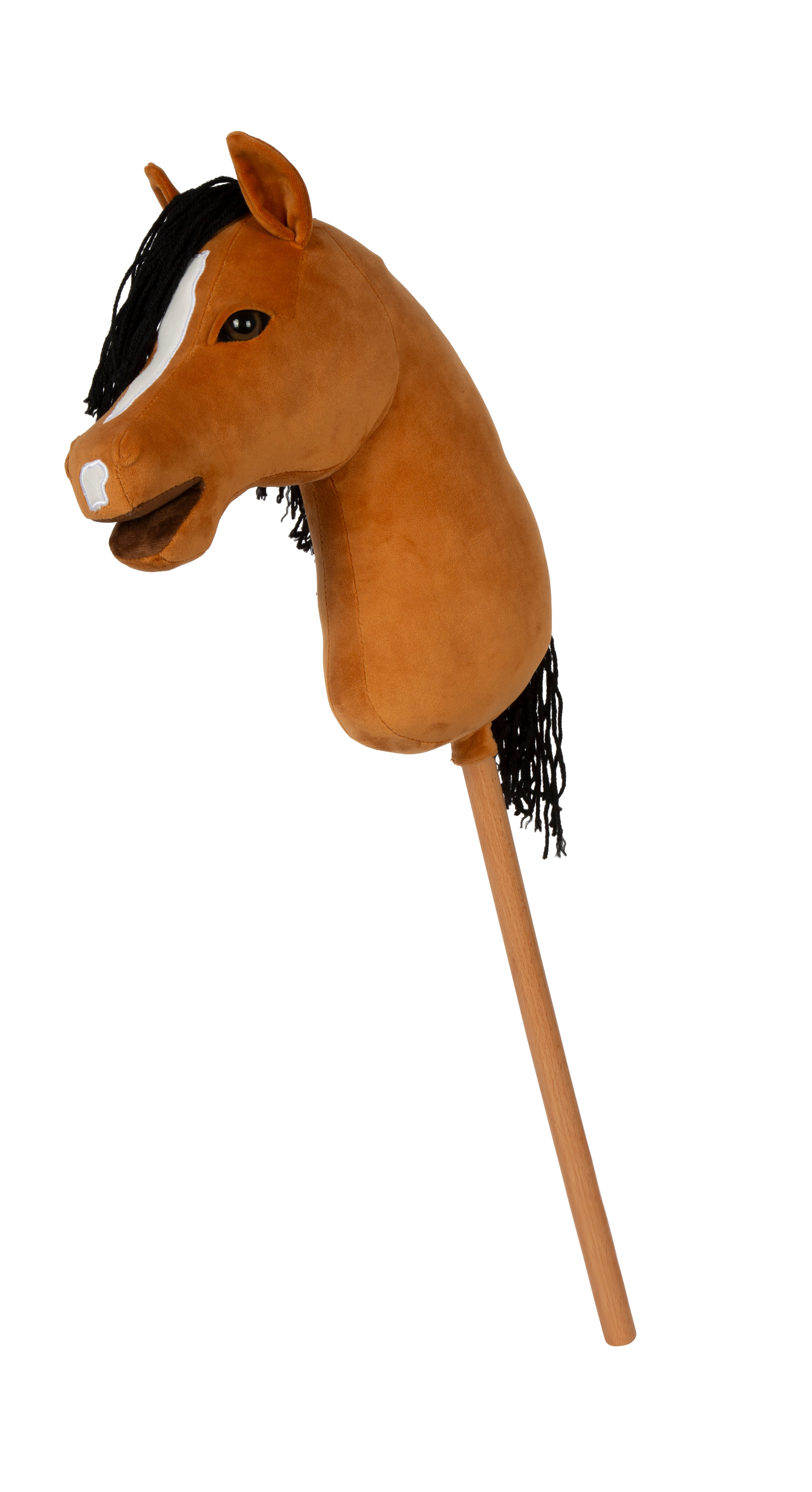 Steckenpferd braun
