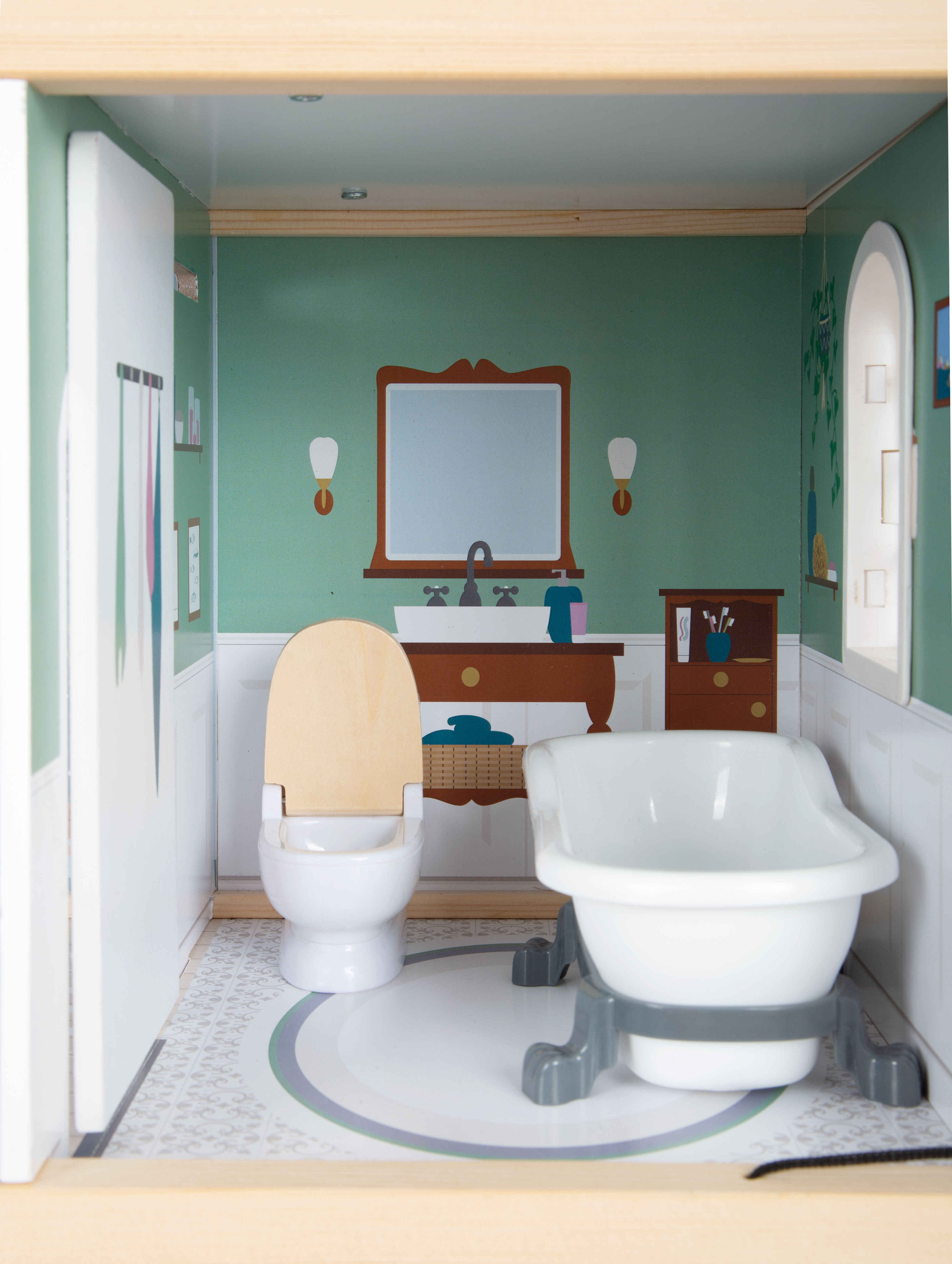 Puppenhaus Stadtvilla für Kinder