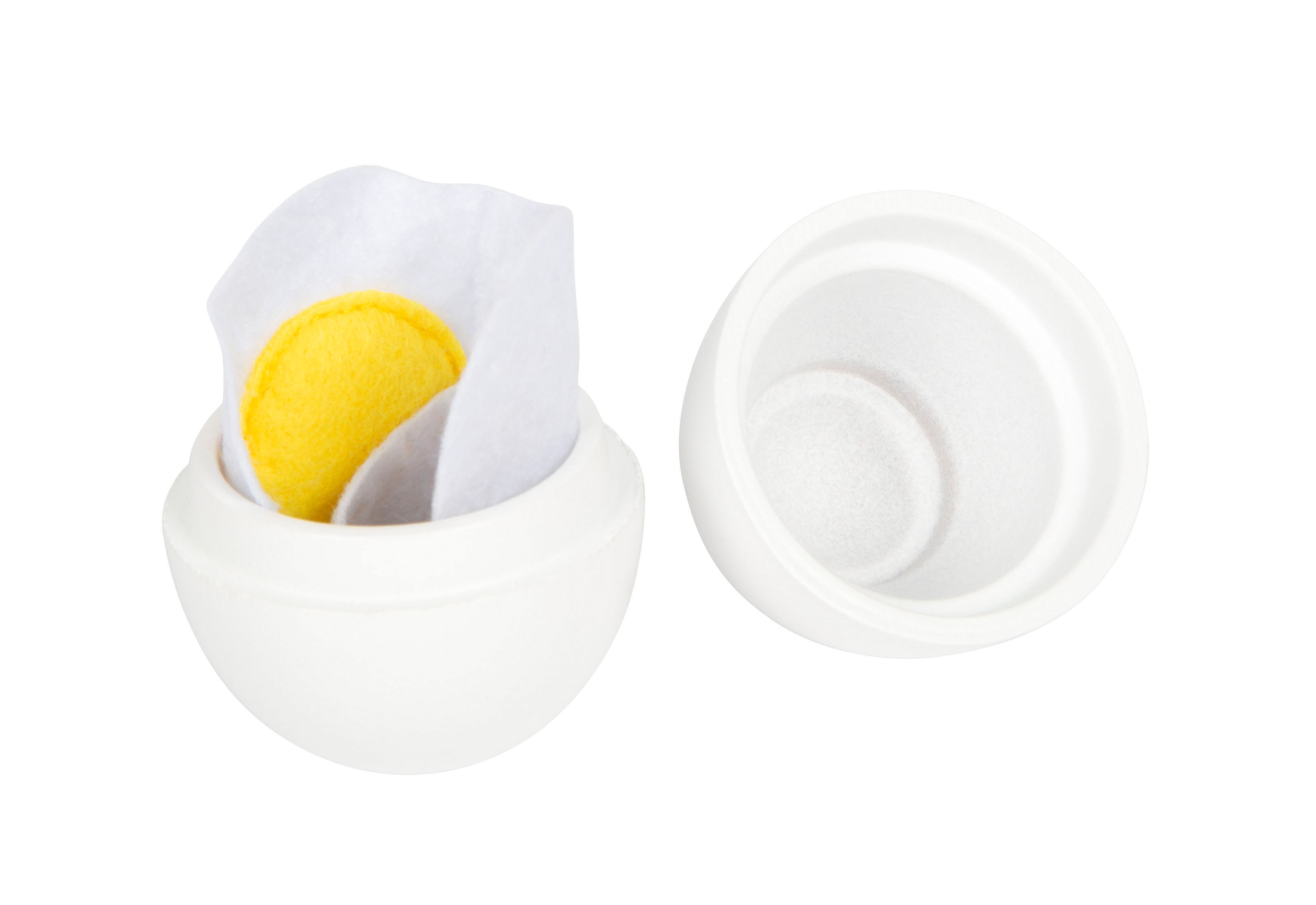Eier „fresh“ mit Spiegelei und zerbrochener Eierschale