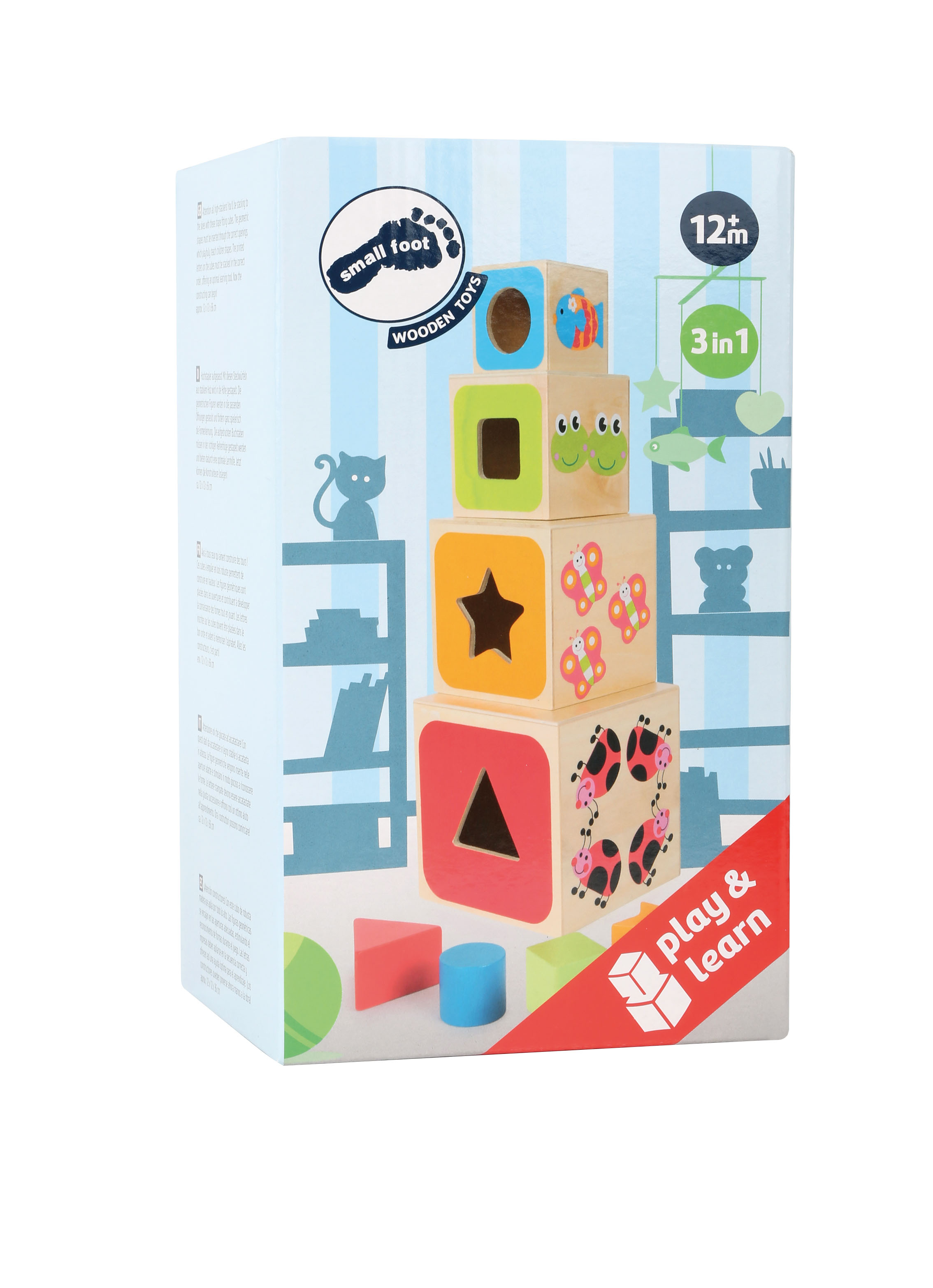 Stapelwürfel ABC für Kinder