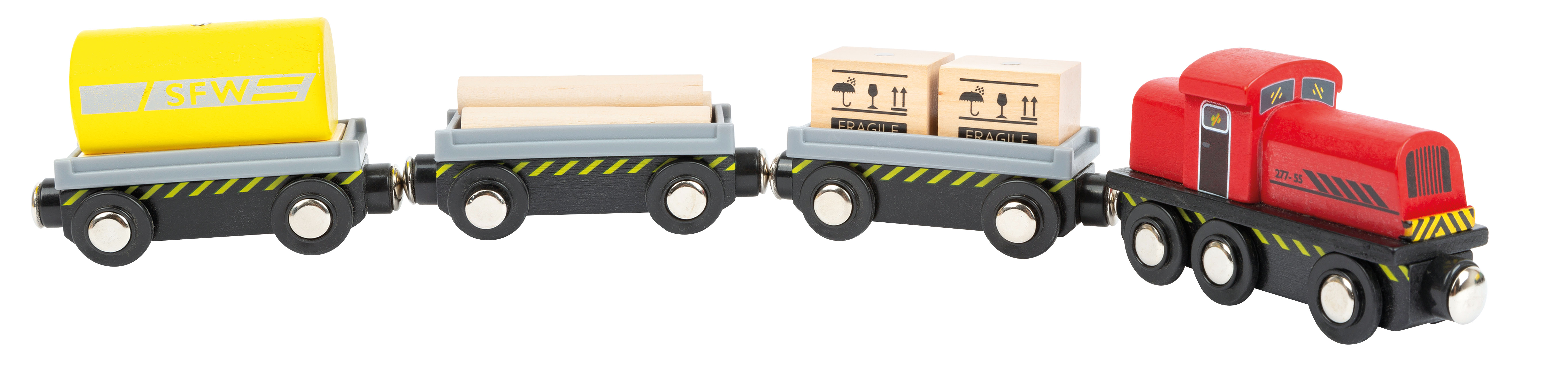 Güterbahnhof mit Zubehör für Kinder