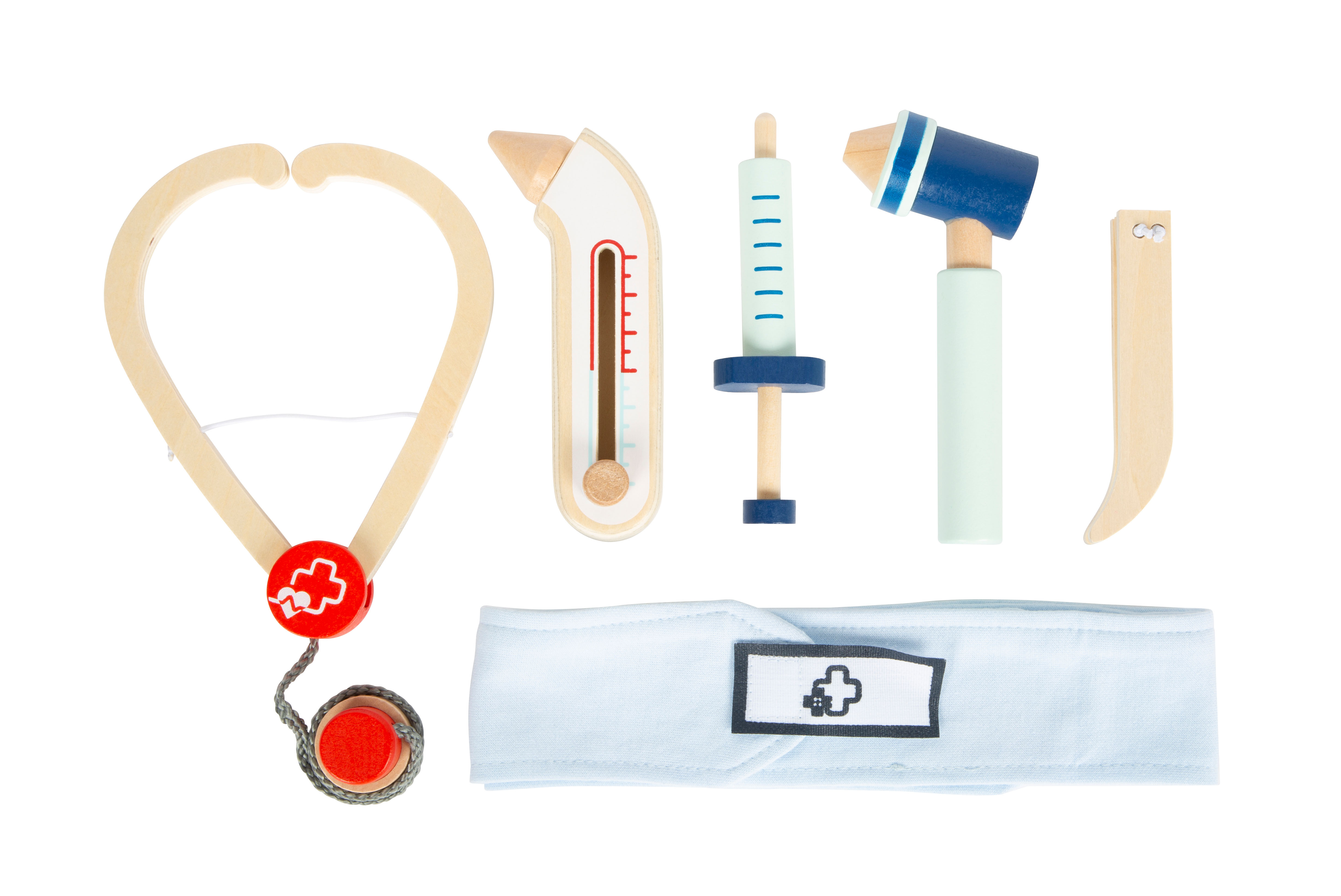 Kinder-Arztset aus Holz zum Spielen