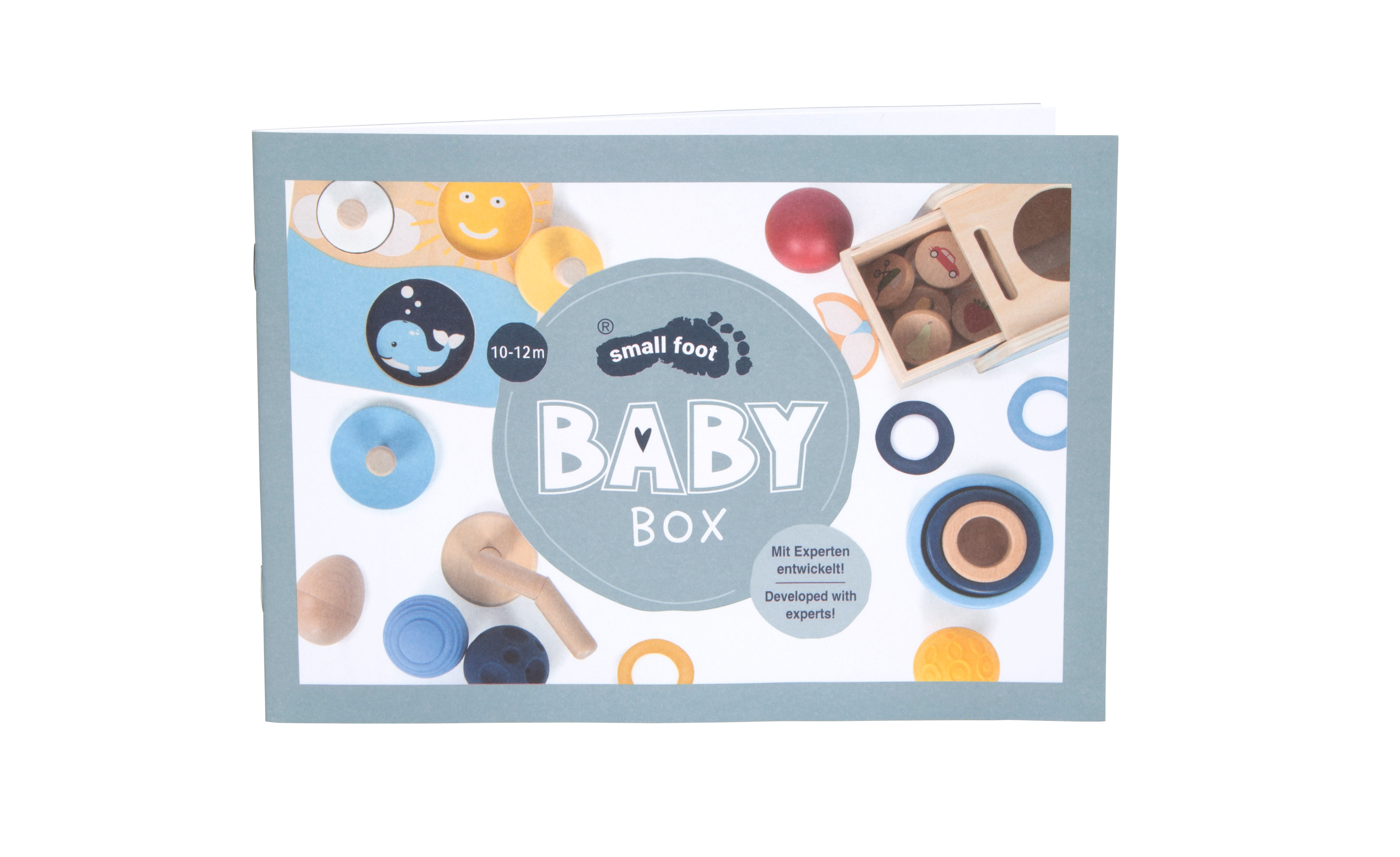 Booklet zu Baby-Box 10–12 Monate „Ordnen & Sortieren“