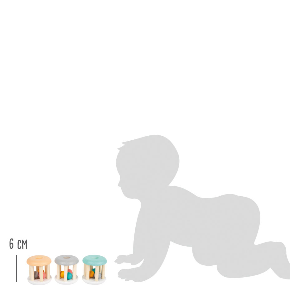 Babyrasseln Pastell für Kinder