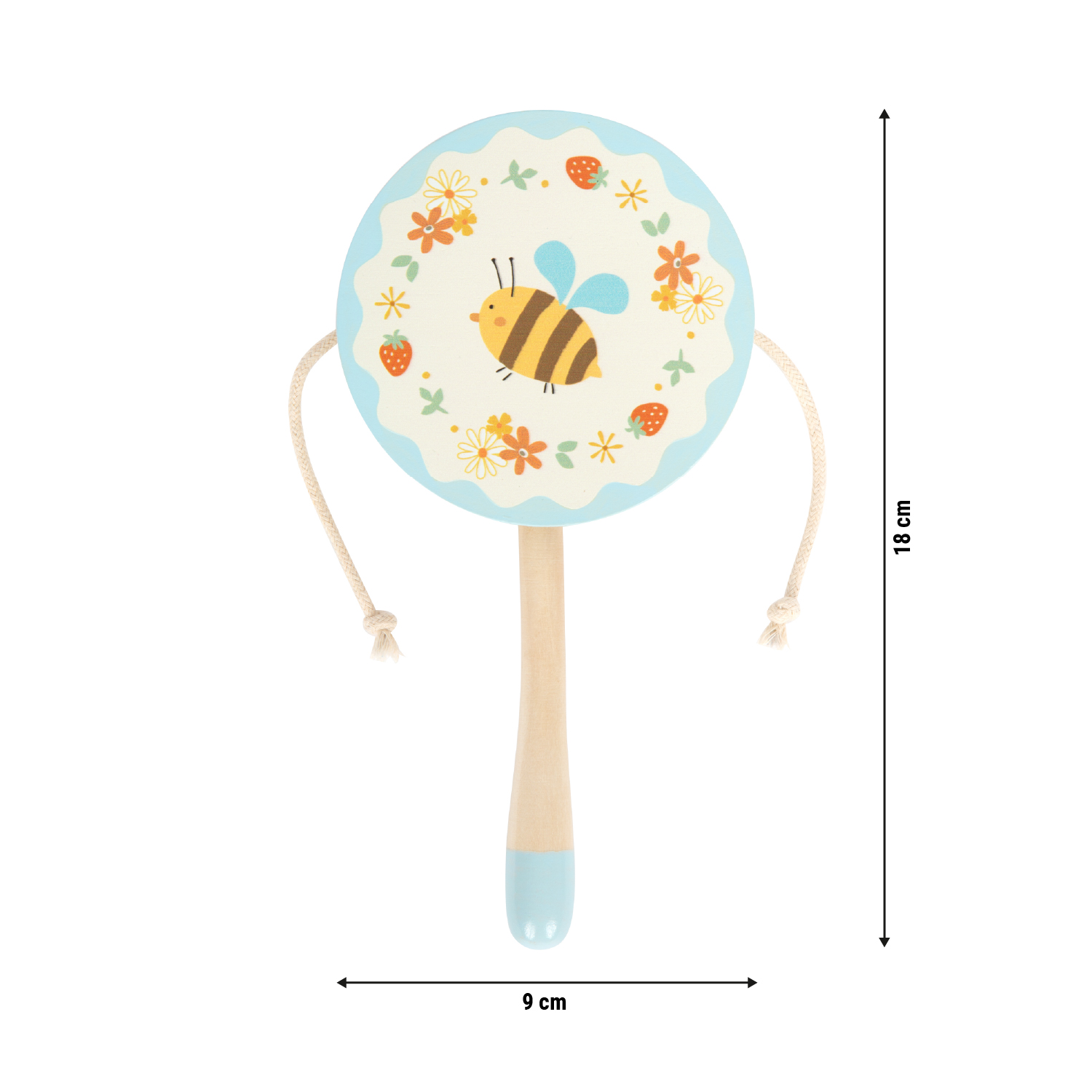 Affentrommel Größen-Skizze