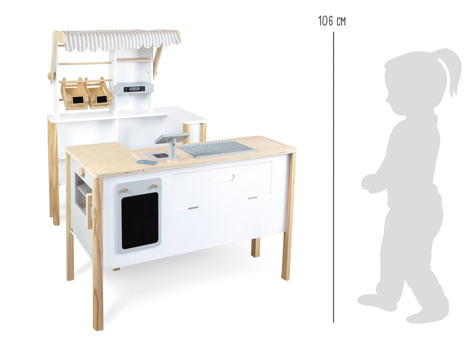 Kaufladen und Kinderküche „fresh“ für Kinder