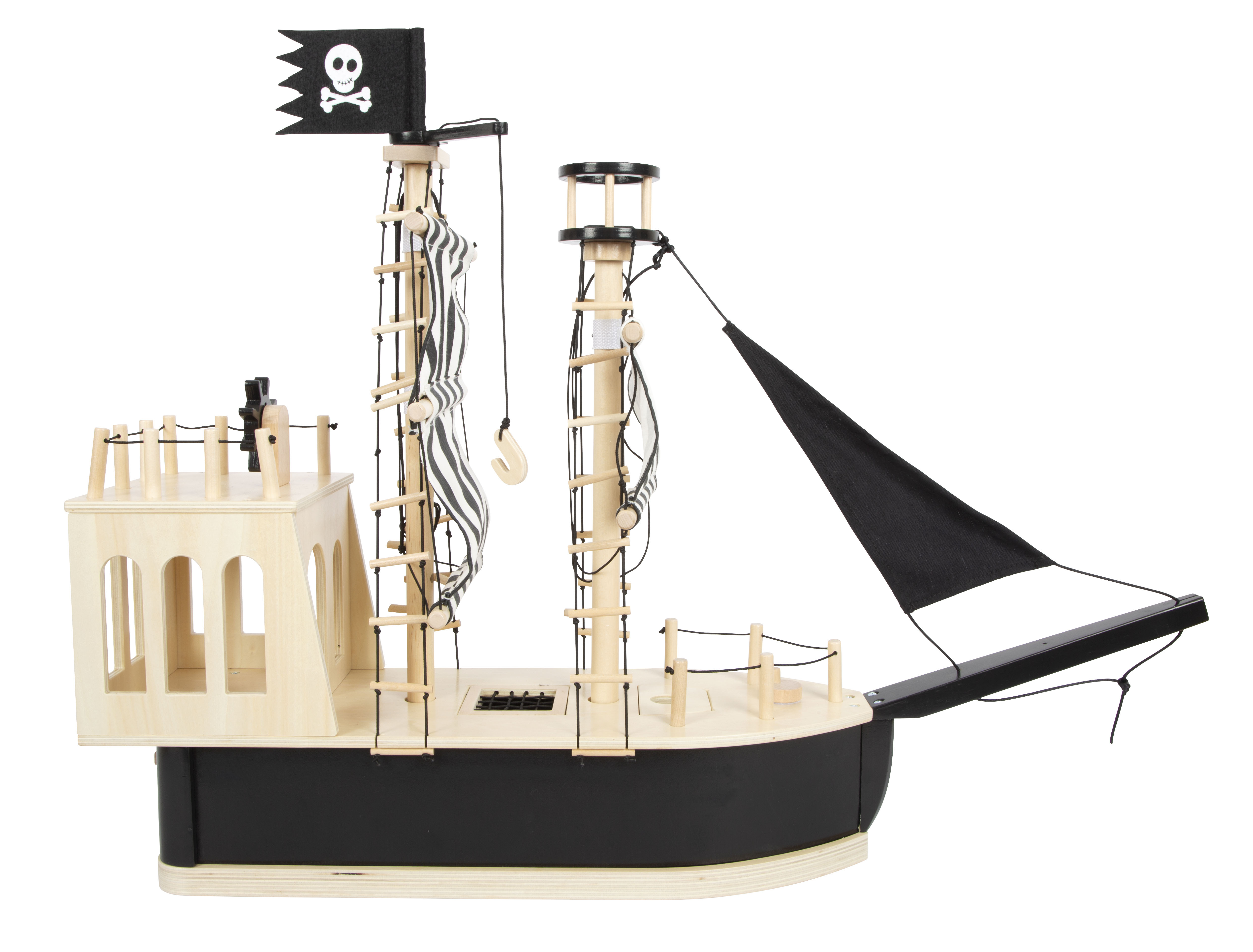 Großes Piratenschiff zum Spielen