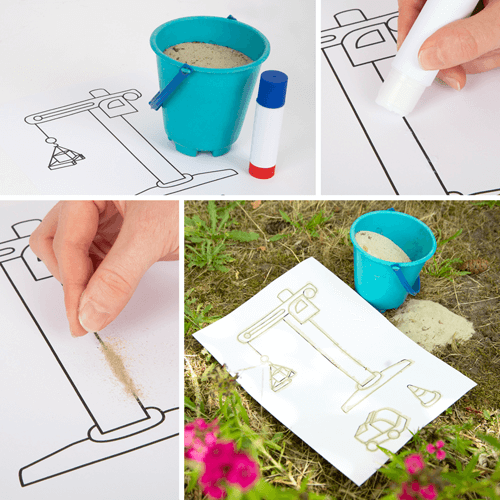 DIY: Sandbilder gestalten