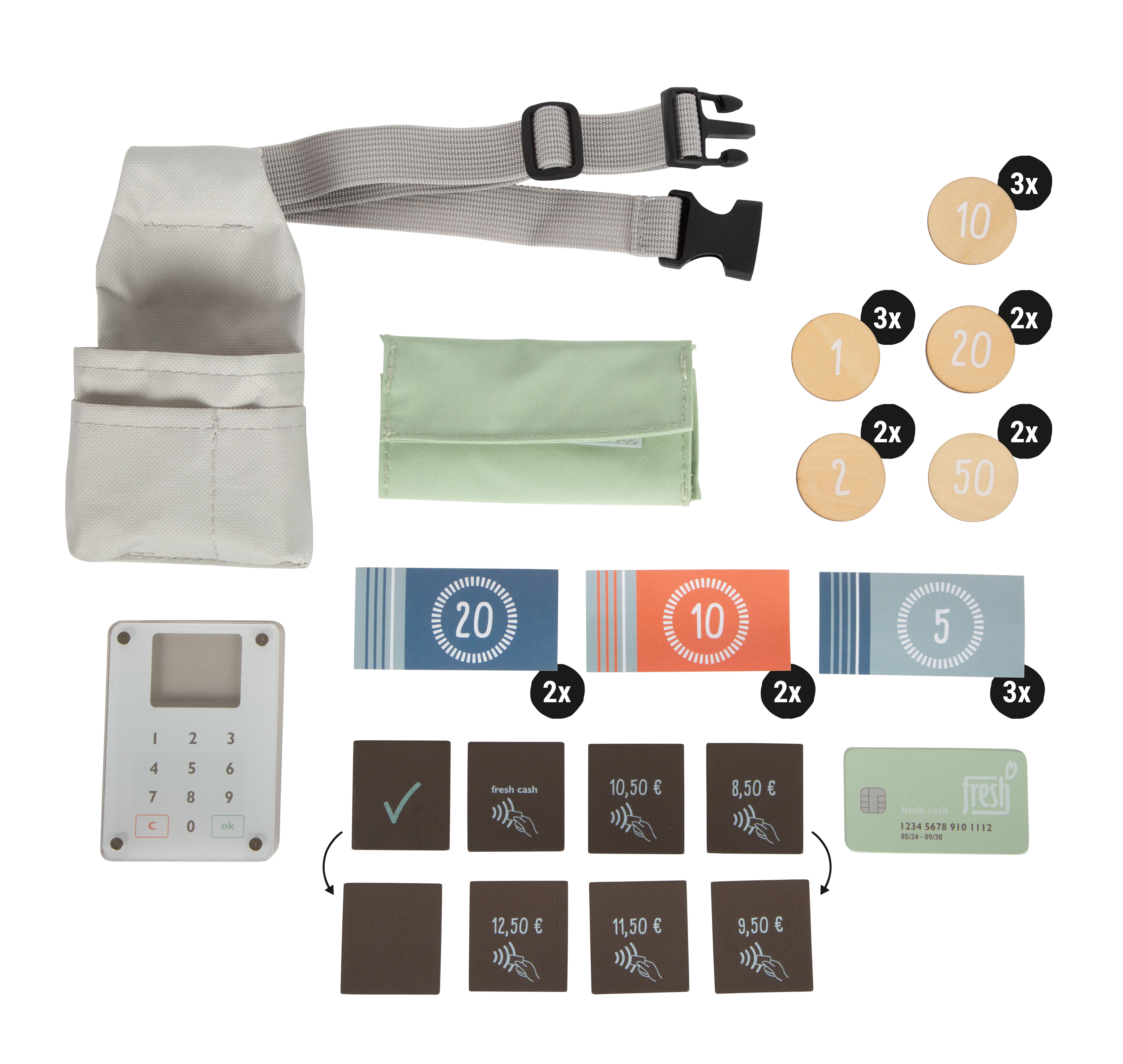 Pizza-Set Zubehör Kartenlesegerät