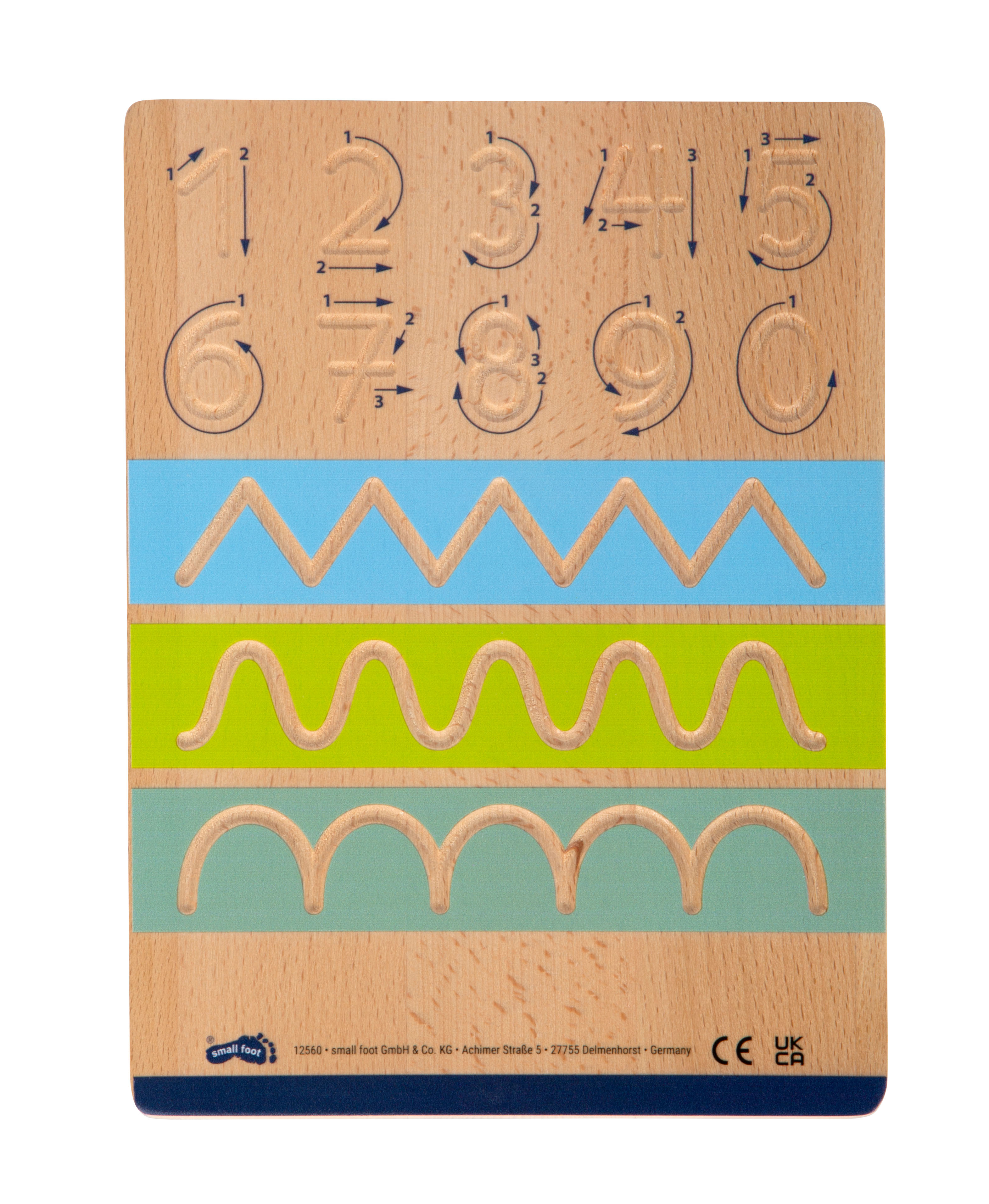 Montessori-Lerntafel zum Schreiben-Lernen